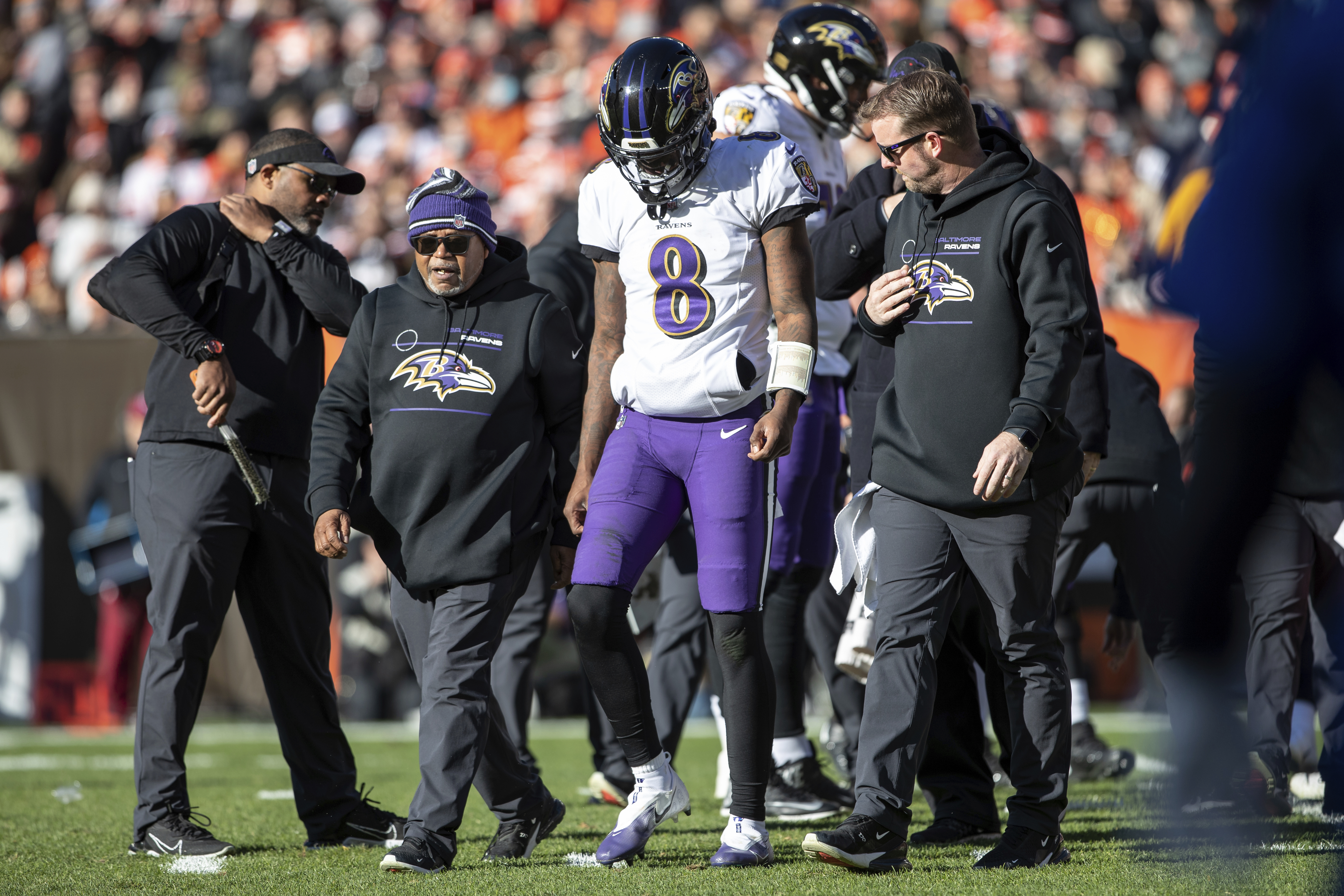 Lamar Jackson in Ravens' Plans vs. Packers After Ankle Injury, but Status TBD