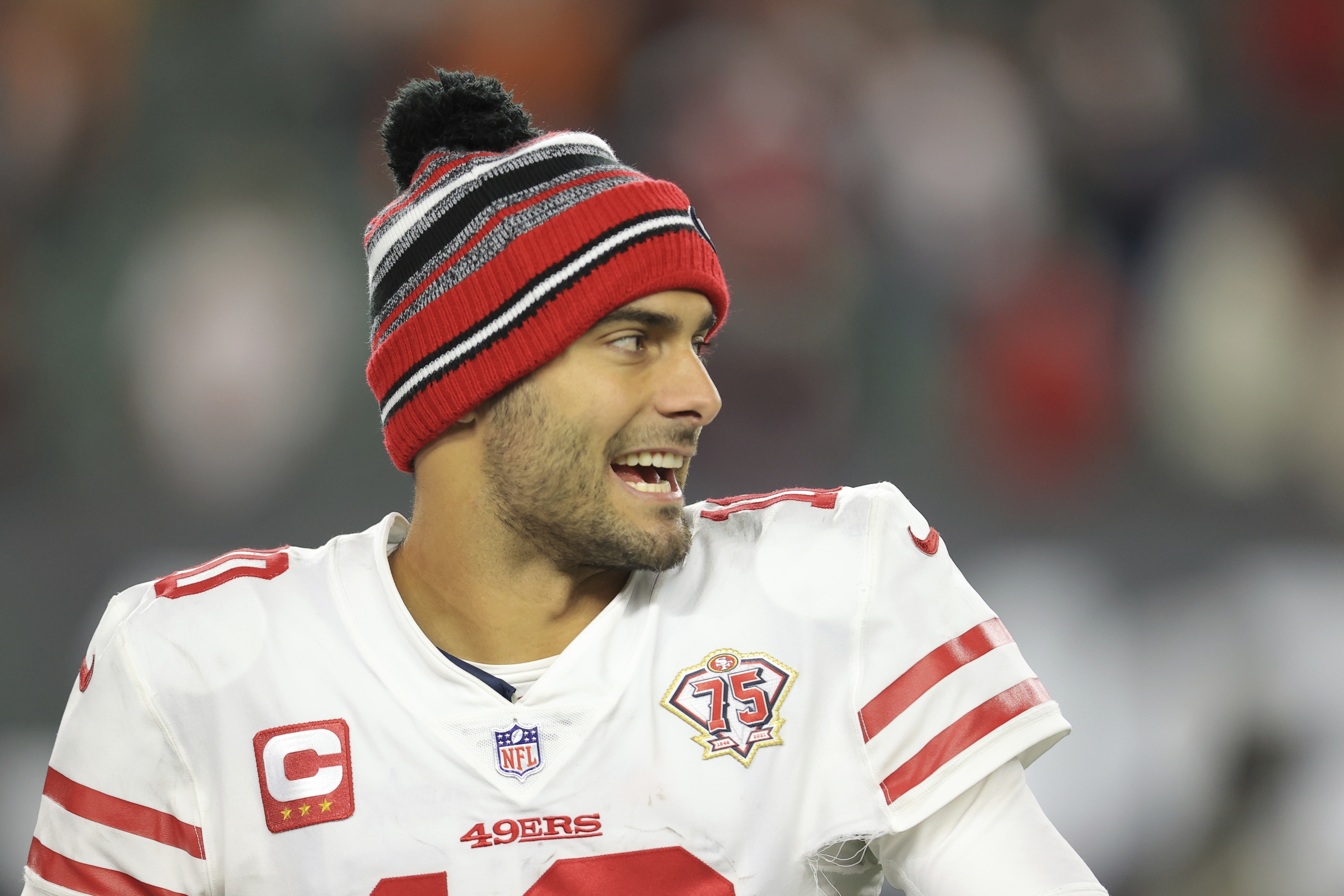 Jimmy Garoppolo looks toward future, says 49ers are working with him to  find 'right destination'