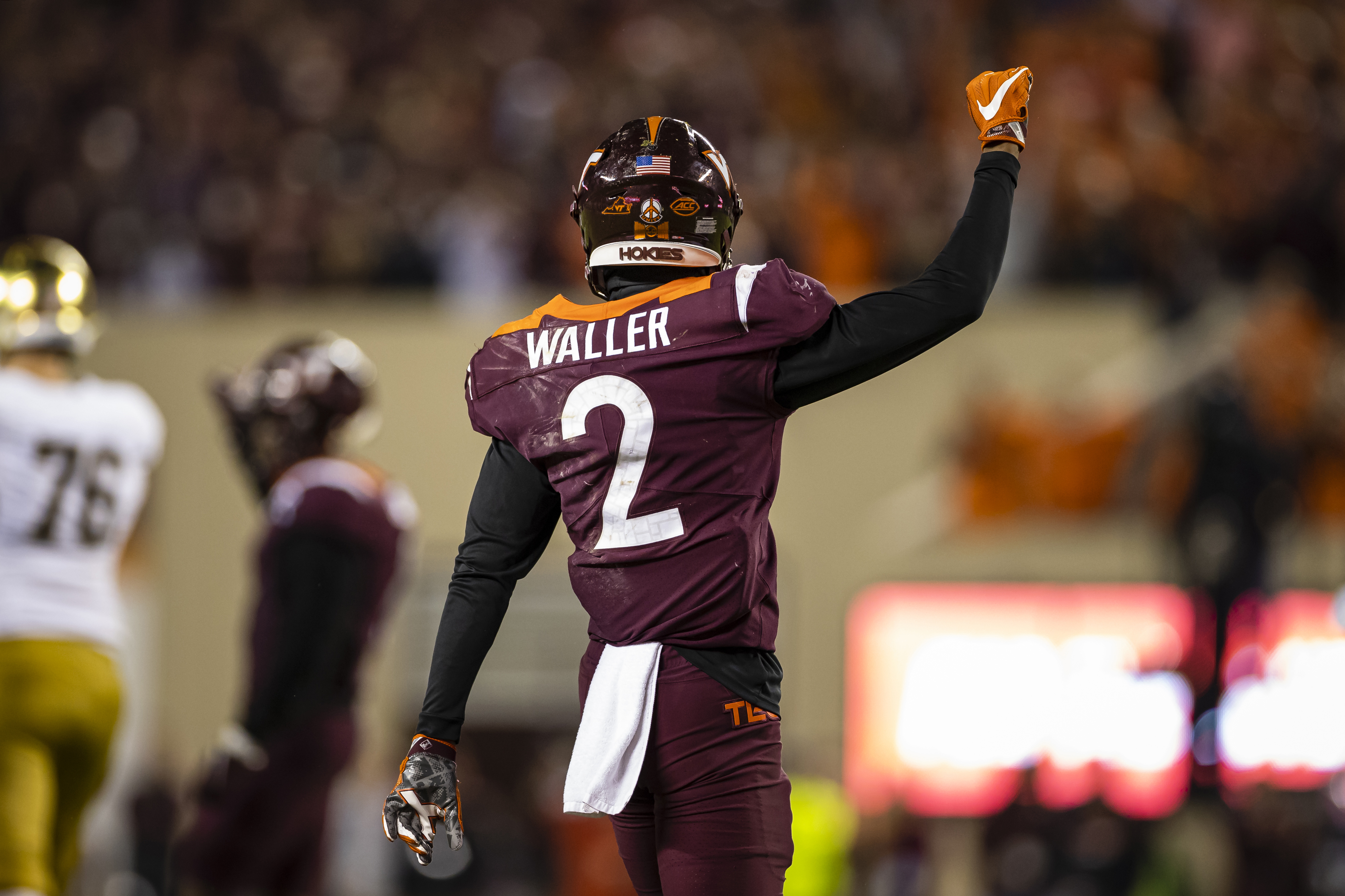 Virginia Tech's Jermaine Waller With The Insane Interception