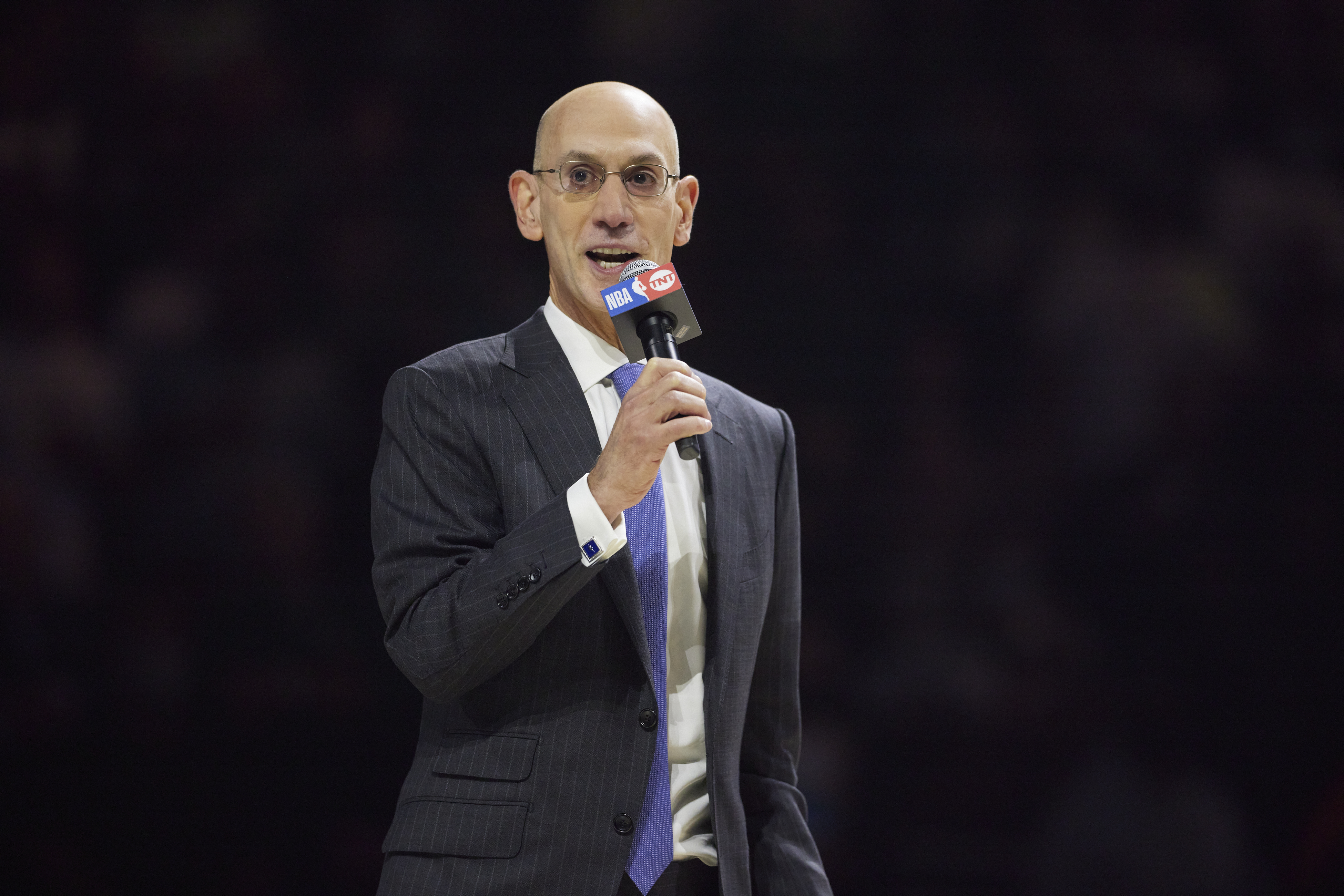 Adam Silver Says NBA Has 'No Plans Right Now' to Pause Season amid COVID-19 Outb..
