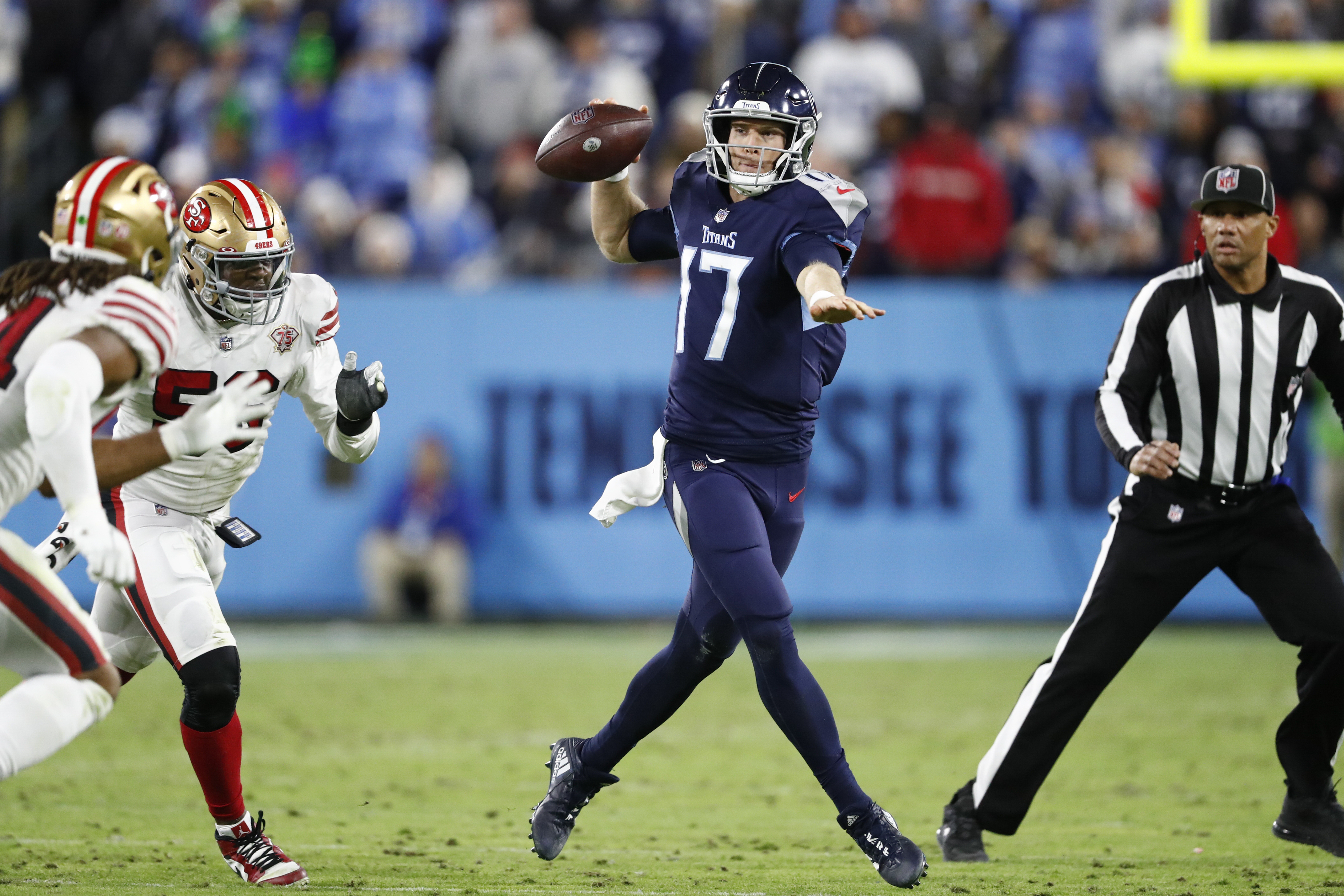A.J. Brown Takes Over as Titans Top Jimmy Garoppolo, 49ers on Last-Second FG thumbnail