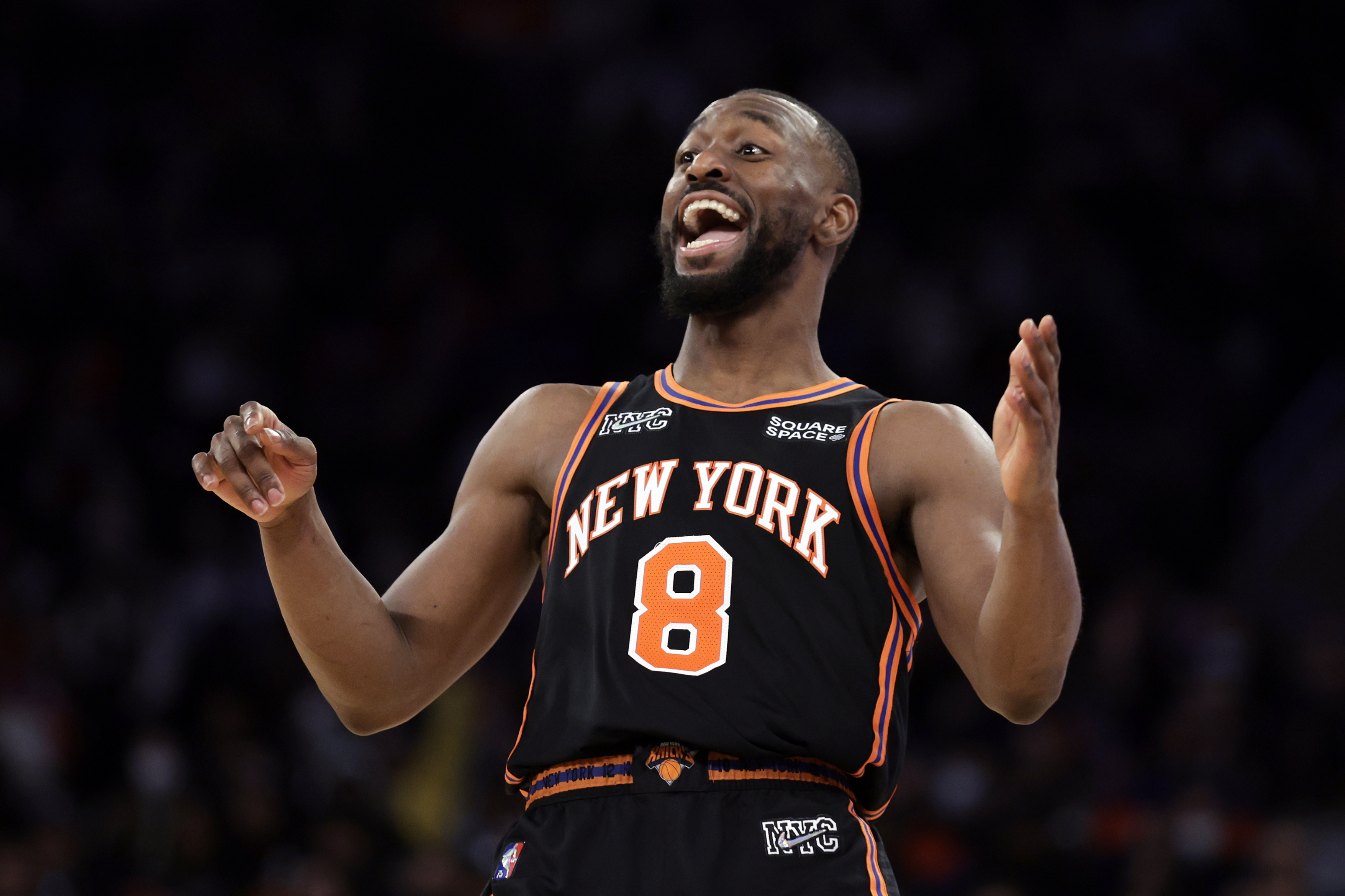 New York Knicks Cameron Reddish Black City Jersey