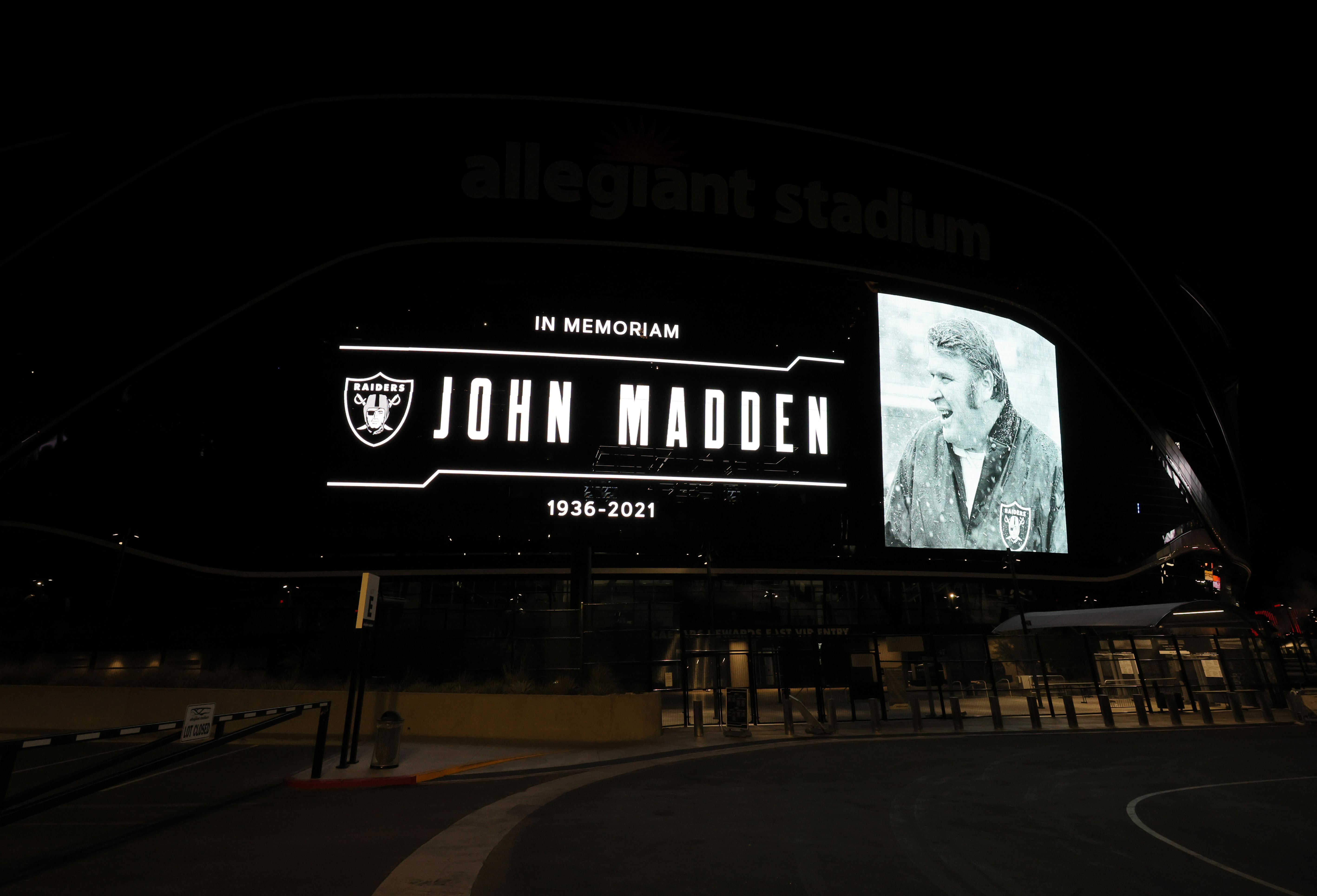 John Madden - Hall of Fame, Las Vegas Raiders