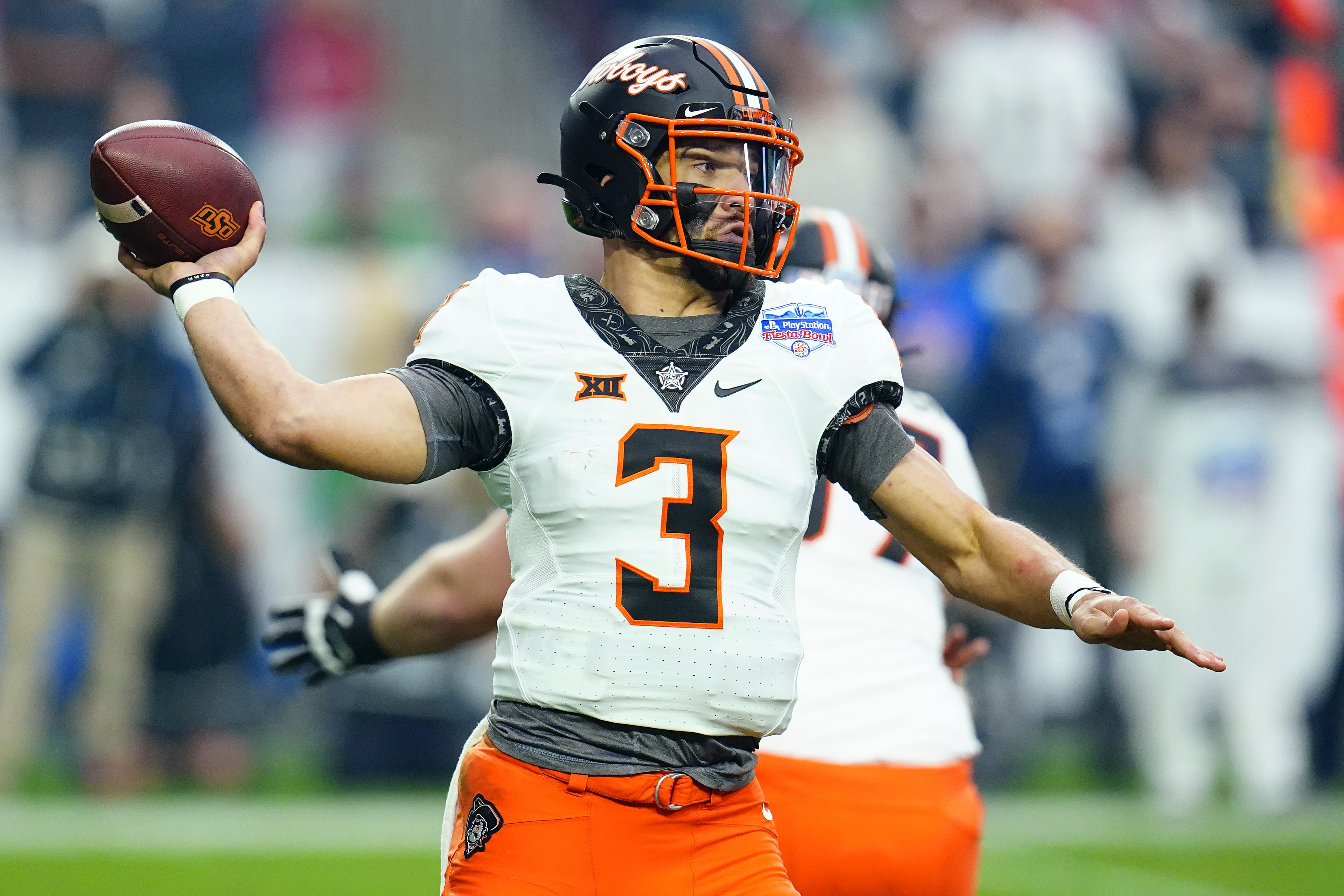 Spencer Sanders, OK State Rally from 21 Down to Beat Notre Dame in Fiesta Bowl