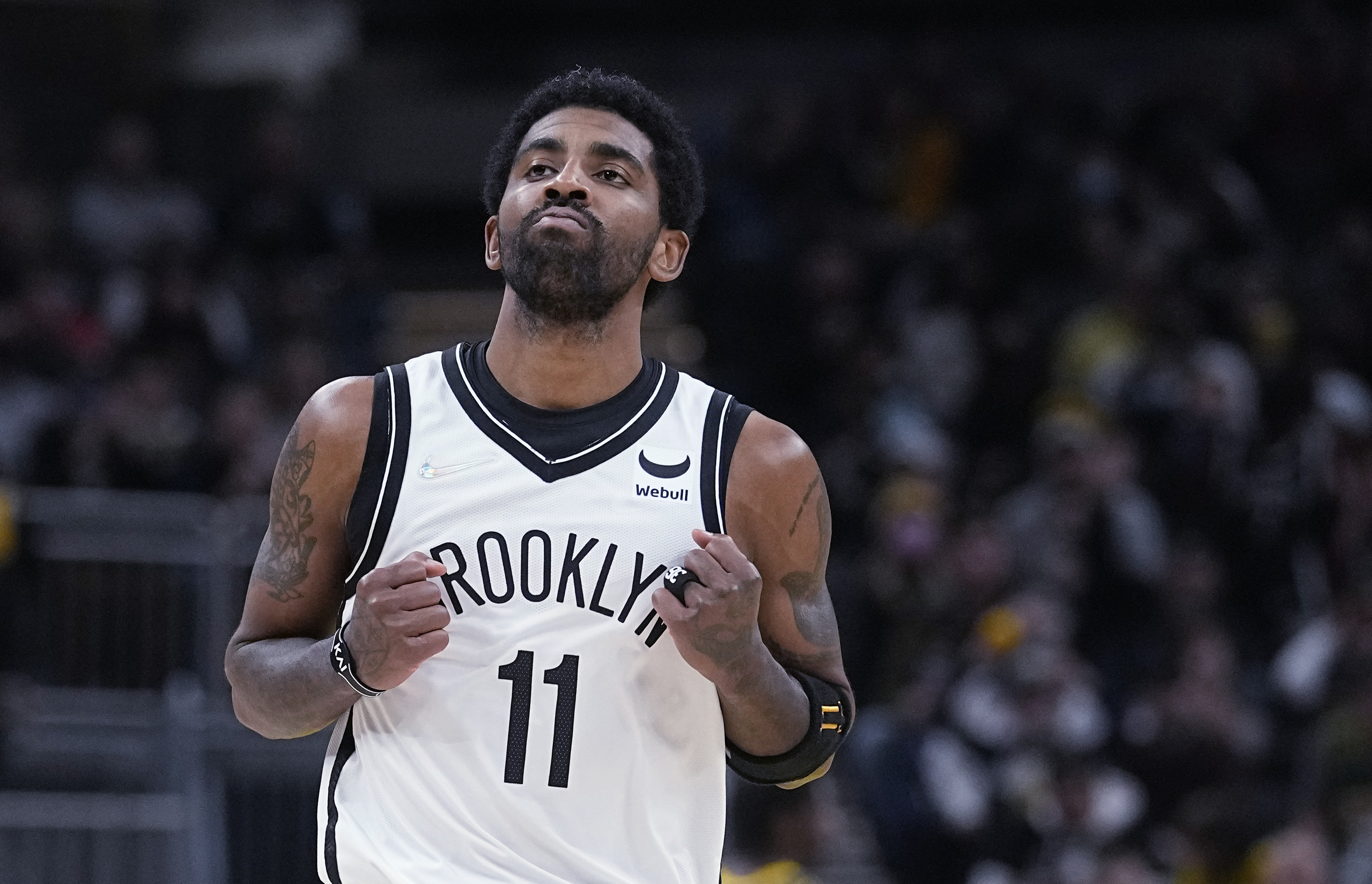 Kyrie Irving 'incredibly grateful' to be back with Brooklyn Nets after  first practice of season - ABC7 New York