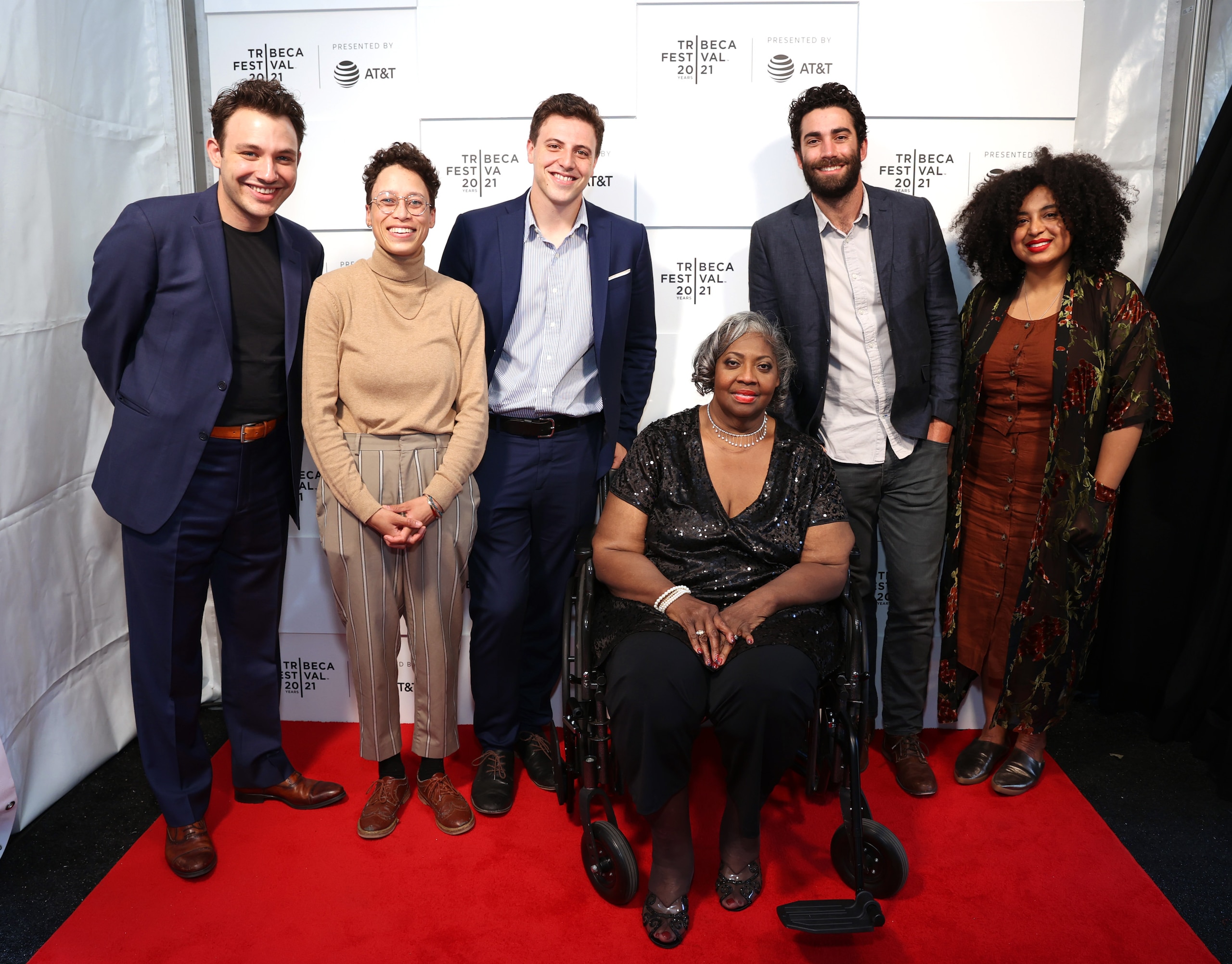 NEW YORK, NEW YORK - JUNE 10: Ben Proudfoot, Gabe Godol, Lusia Harris and Brandon Somerhalder attend the 2021 Tribeca Festival Premiere Shorts: "Go Big" at Hudson Yards on June 10, 2021 in New York City. (Photo by Cindy Ord/Getty Images for Tribeca Festival)