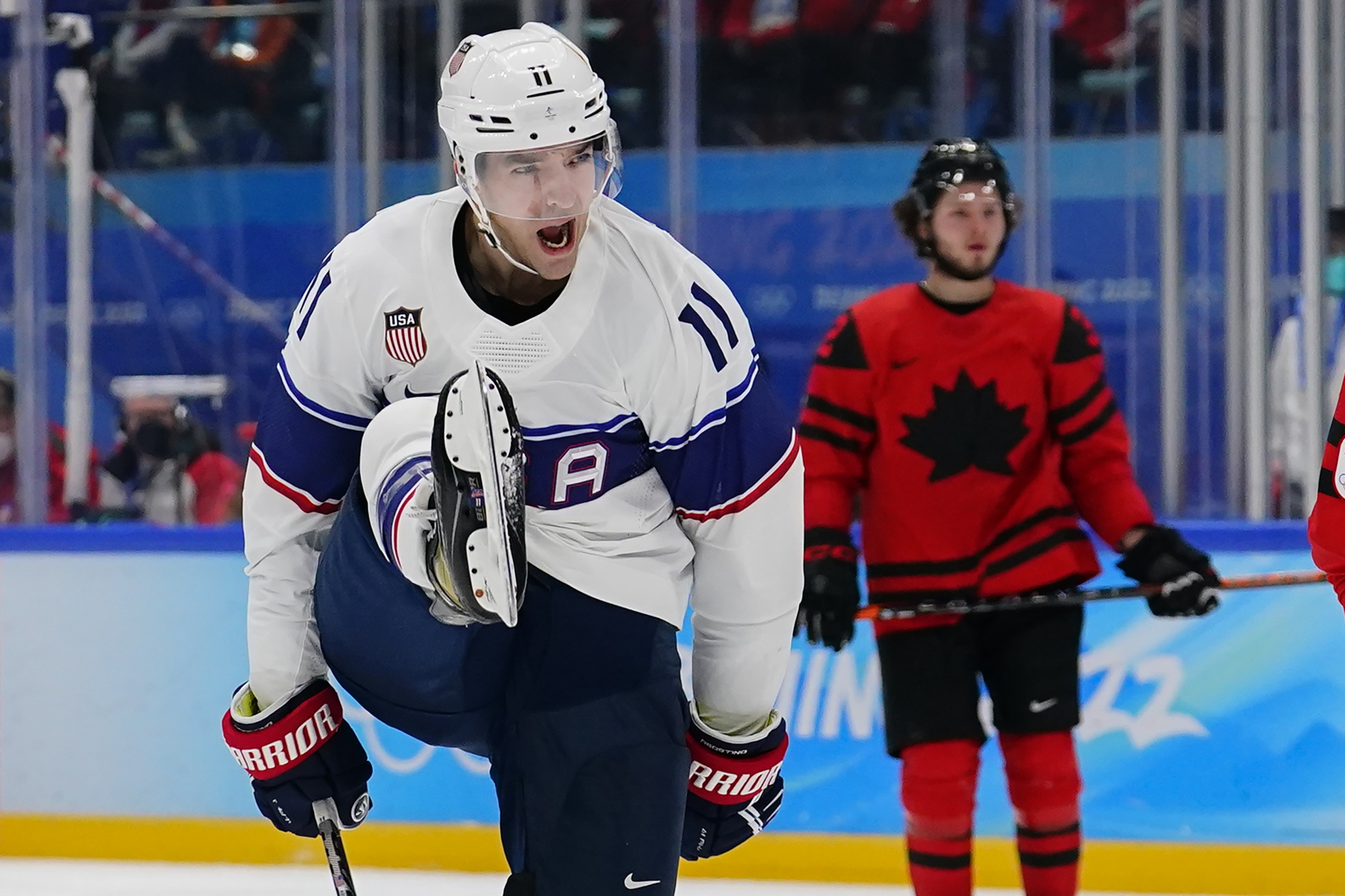 USA Men's Team Defeats Canada to Remain Undefeated in Olympics Hockey 2022 Action thumbnail