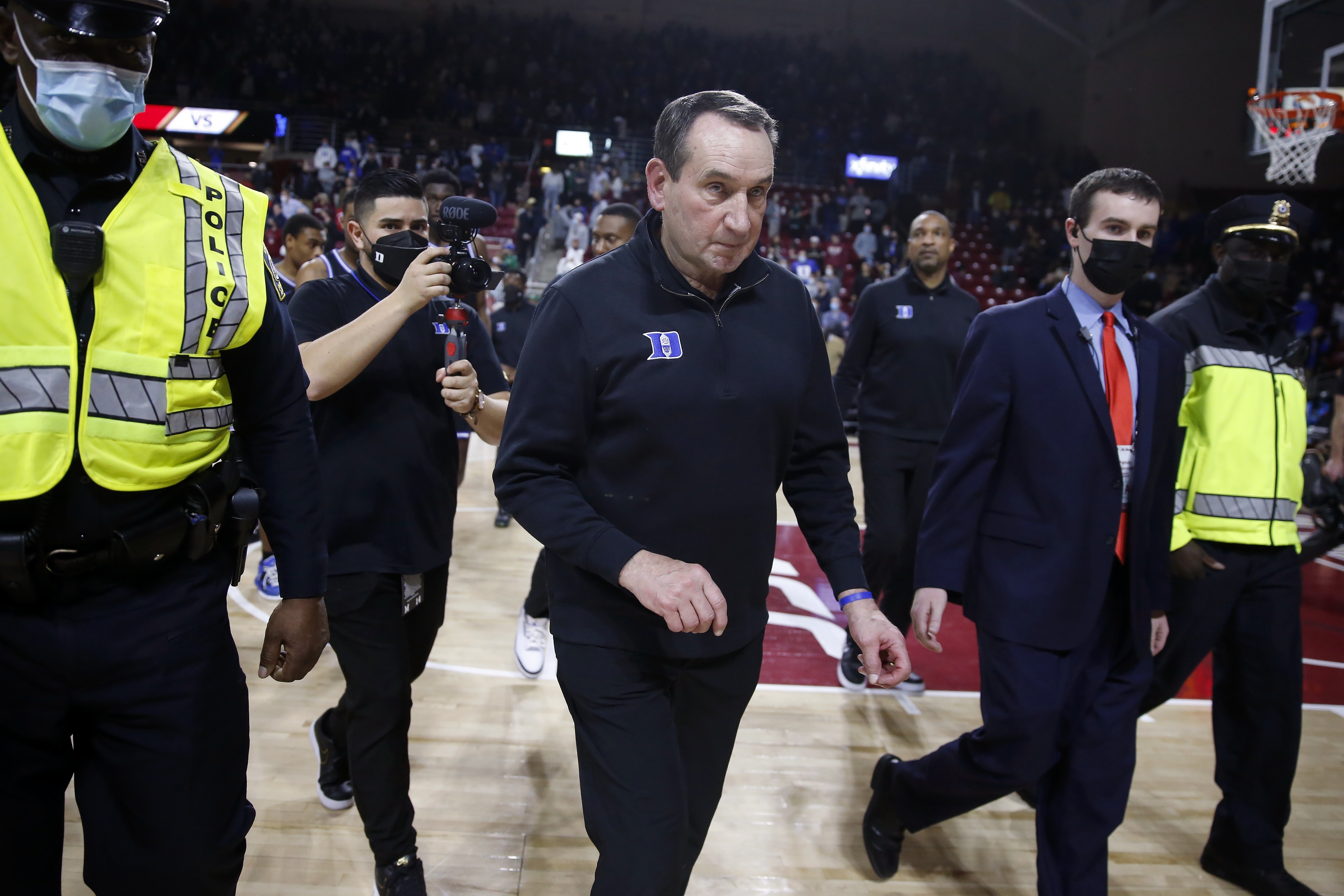 Mike Krzyzewski Exits Duke vs. Wake Forest Early; Jon Scheyer Takes Over as  HC | News, Scores, Highlights, Stats, and Rumors | Bleacher Report