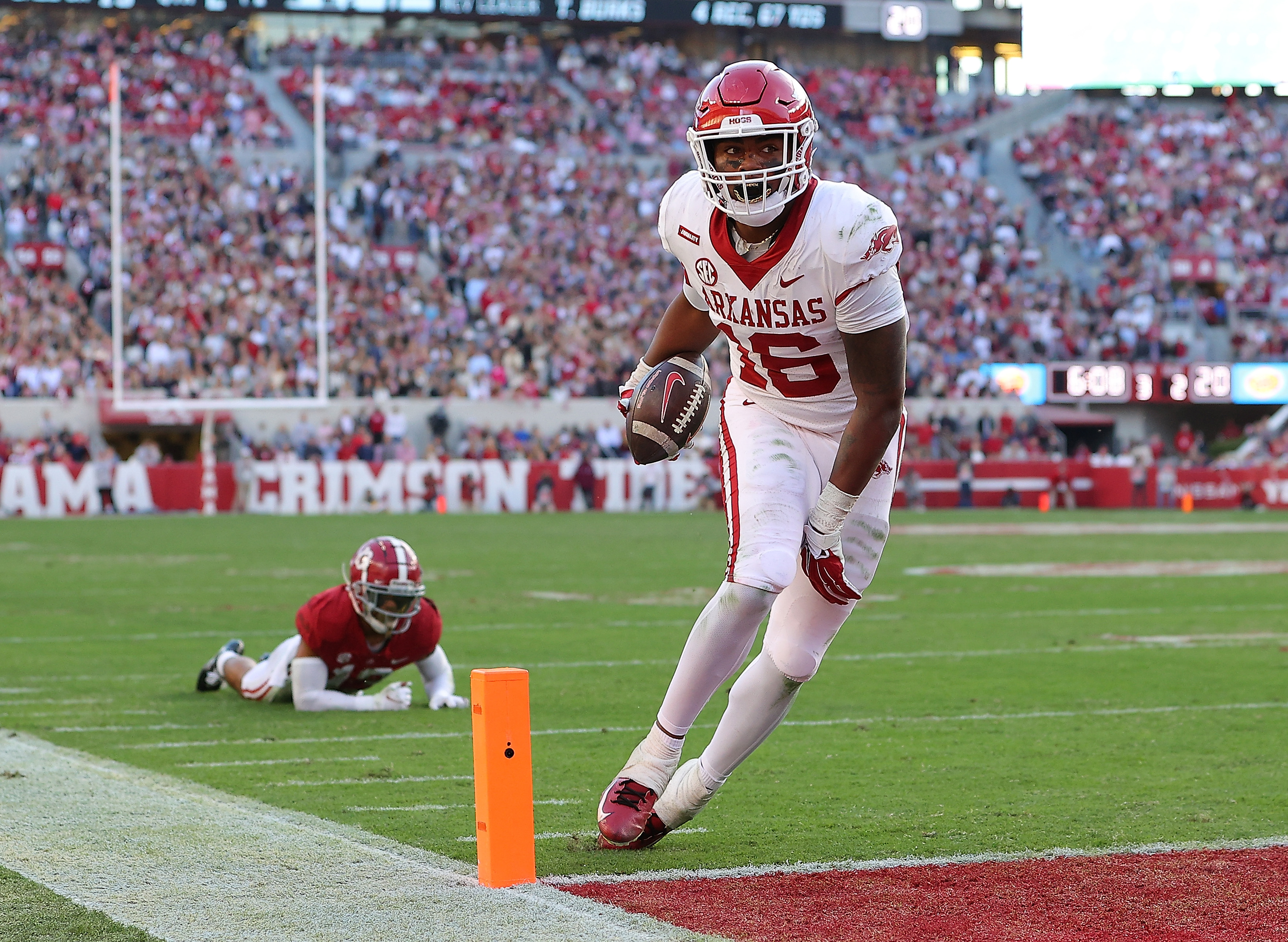 Titans select Arkansas WR Treylon Burks with 18th overall pick