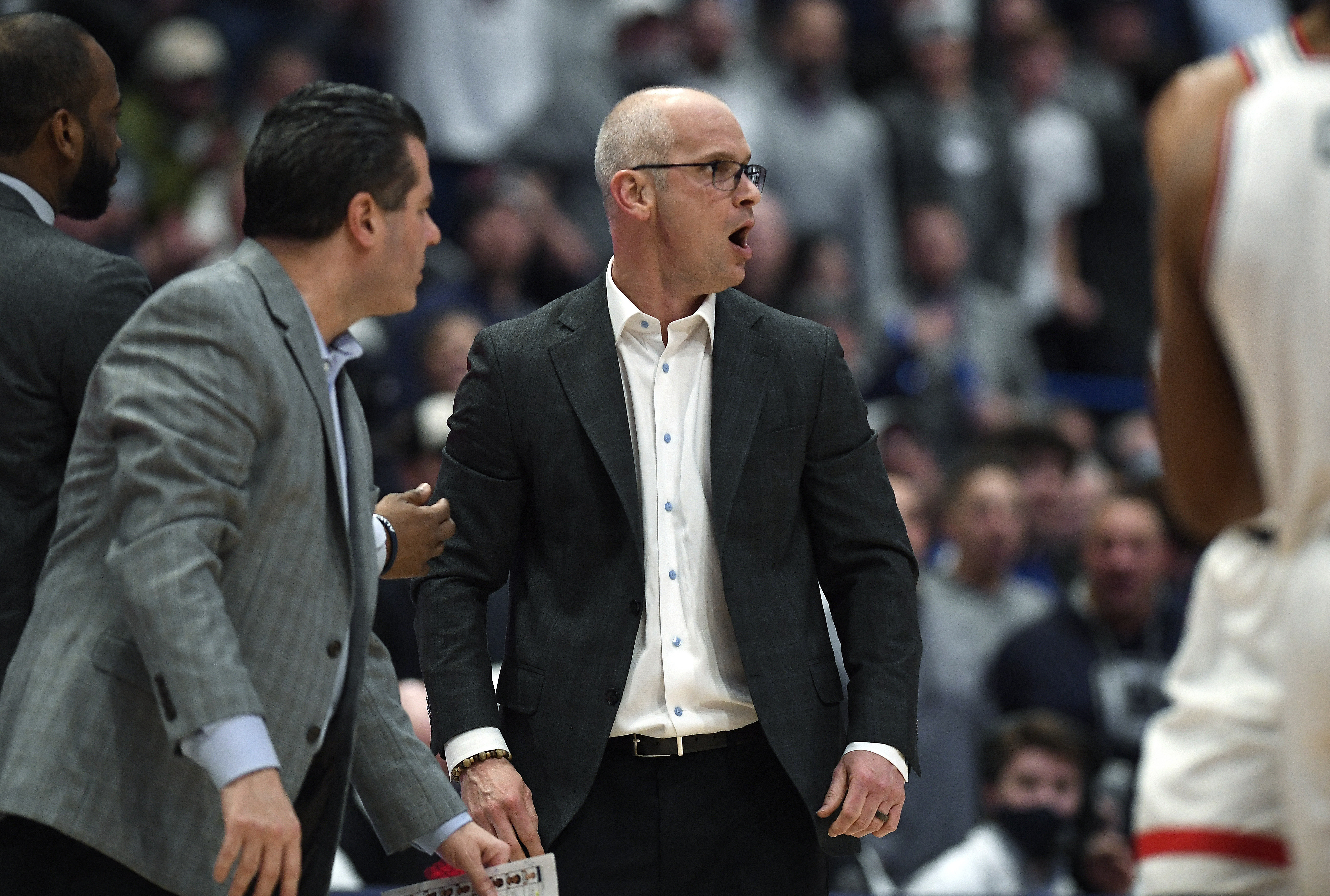 UConn's Dan Hurley 'Very Eager' to Find Out Cause of Ejection vs. Villanova thumbnail