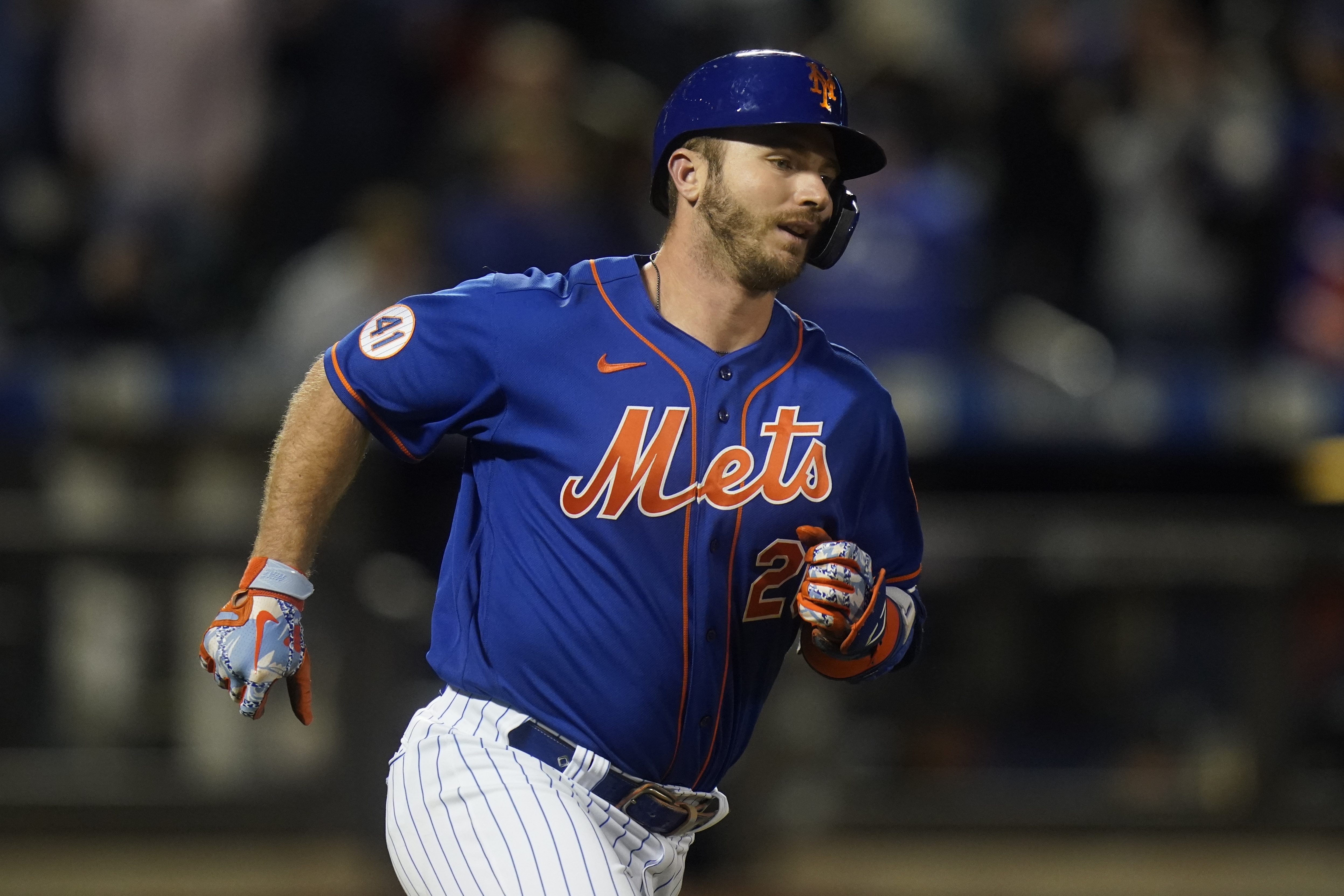 Pete Alonso, the NL home run leader, makes speedy return to Mets after  wrist injury - NBC Sports