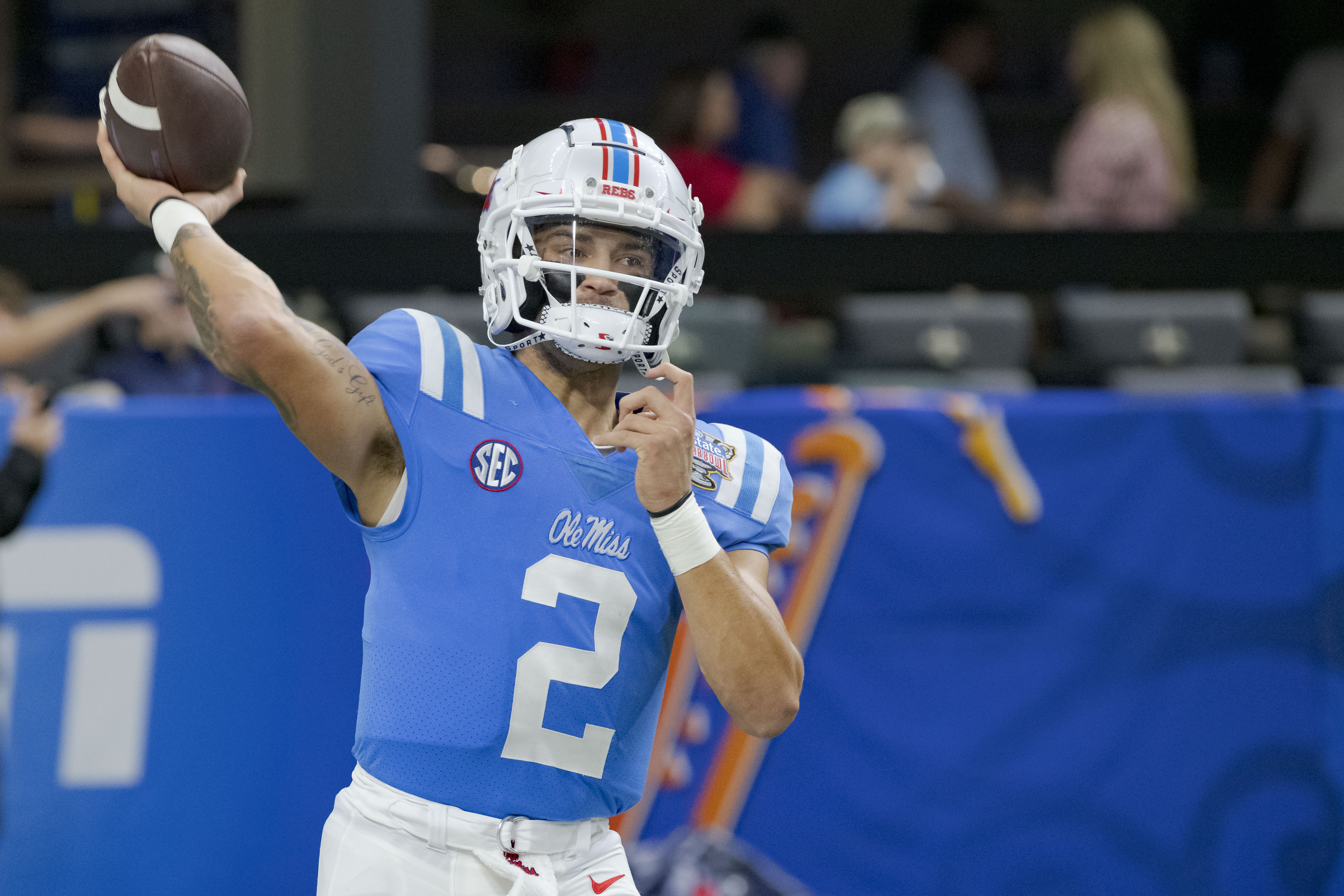 NFL draft: Mississippi QB Matt Corral won't throw at Scouting Combine