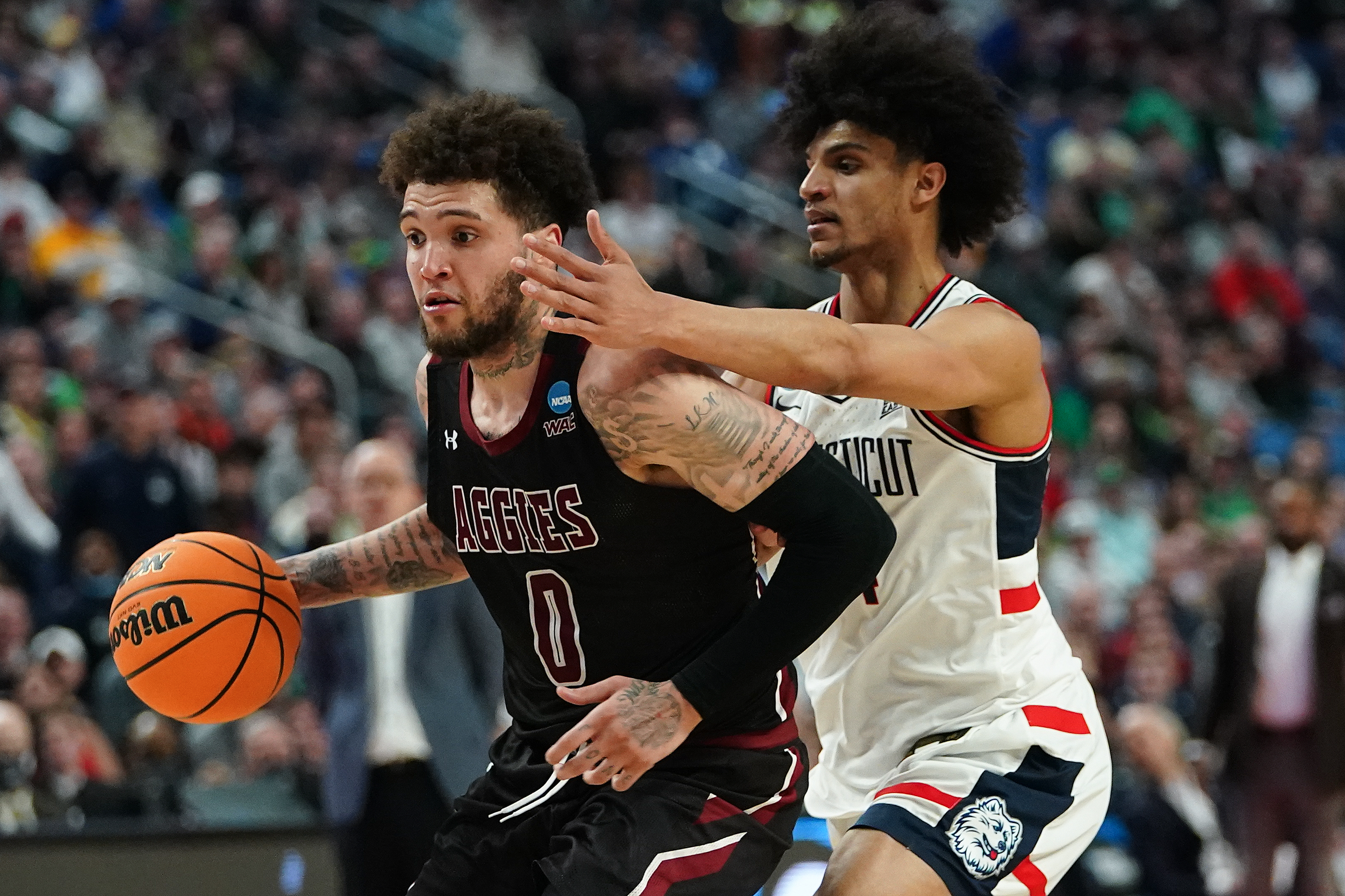 No. 5 UConn Upset by No. 12 New Mexico State in 1st Round of March Madness  | News, Scores, Highlights, Stats, and Rumors | Bleacher Report