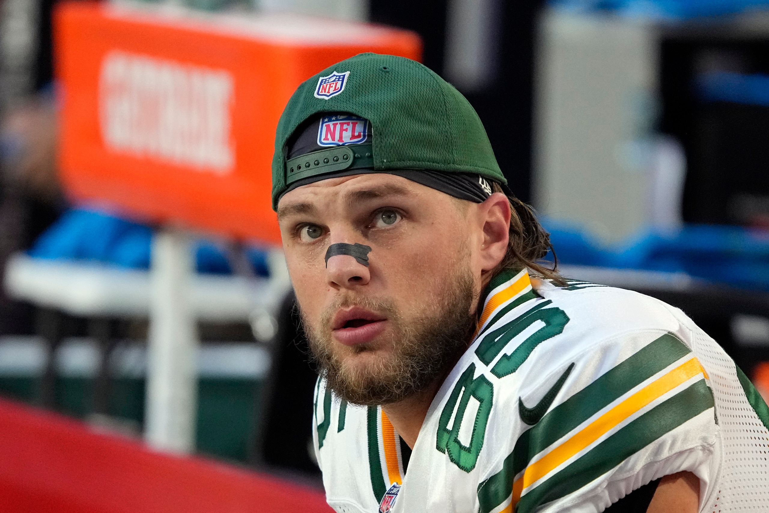 Green Bay Packers tight end Robert Tonyan (85) during the first half of an NFL football game against the Arizona Cardinals, Thursday, Oct. 28, 2021, in Glendale, Ariz. (AP Photo/Rick Scuteri) Green Bay Packers tight end Robert Tonyan (85) during the first half of an NFL football game against the Arizona Cardinals, Thursday, Oct. 28, 2021, in Glendale, Ariz. (AP Photo/Rick Scuteri)