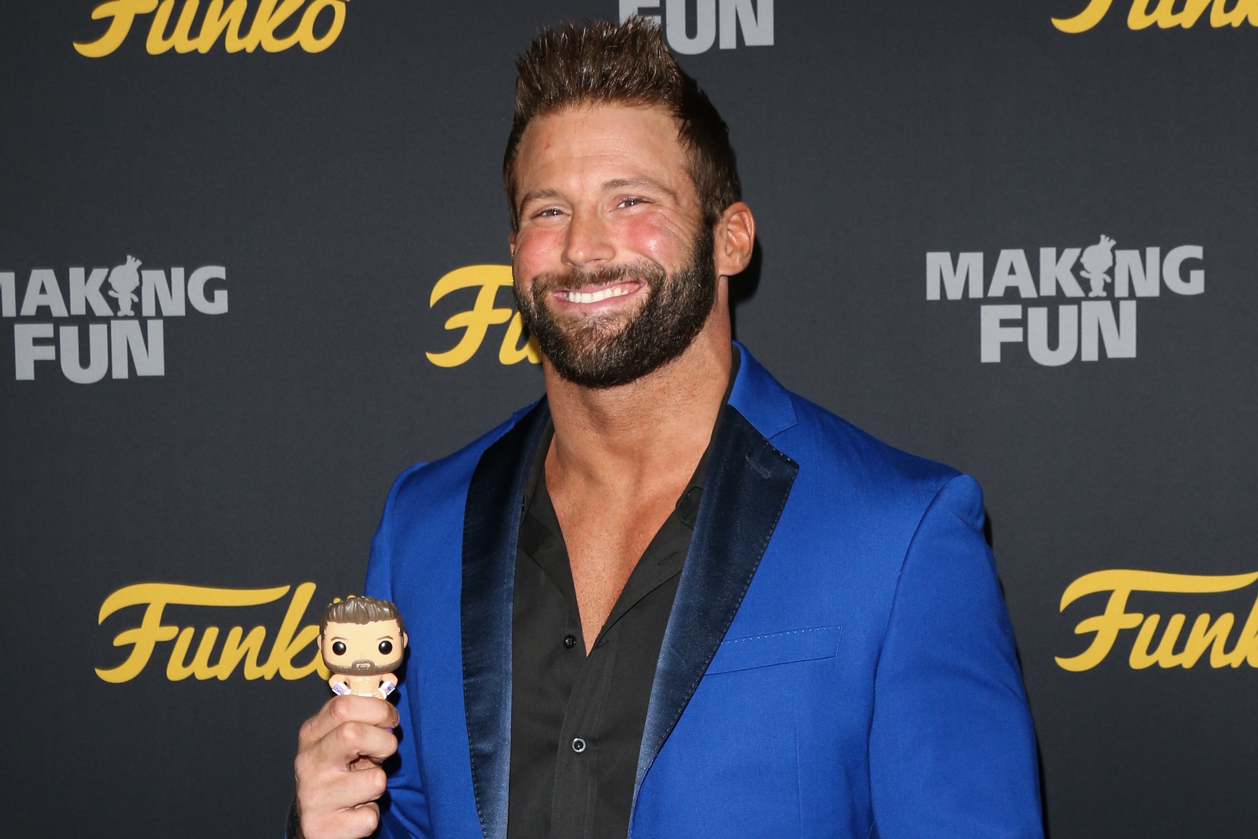 HOLLYWOOD, CA - JANUARY 22:  Professional Wrestler Zack Ryder attends the premiere of "Making Fun: The Story Of Funko" at TCL Chinese 6 Theatres on January 22, 2018 in Hollywood, California.  (Photo by Paul Archuleta/Getty Images)