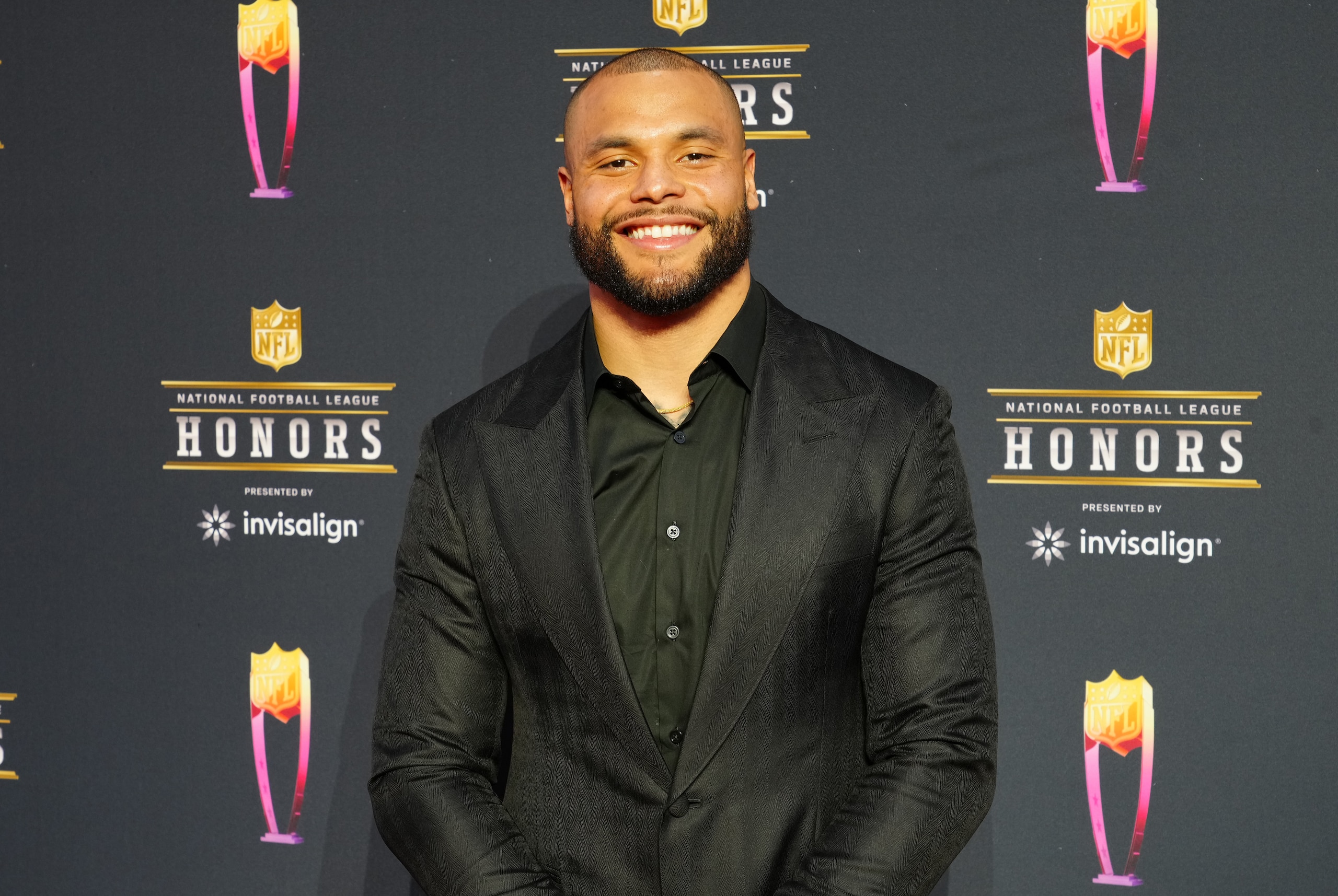 INGLEWOOD, CALIFORNIA - FEBRUARY 10: Dak Prescott attends the 11th Annual NFL Honors at YouTube Theater on February 10, 2022 in Inglewood, California. (Photo by Jeff Kravitz/FilmMagic) INGLEWOOD, CALIFORNIA - FEBRUARY 10: Dak Prescott attends the 11th Annual NFL Honors at YouTube Theater on February 10, 2022 in Inglewood, California. (Photo by Jeff Kravitz/FilmMagic)
