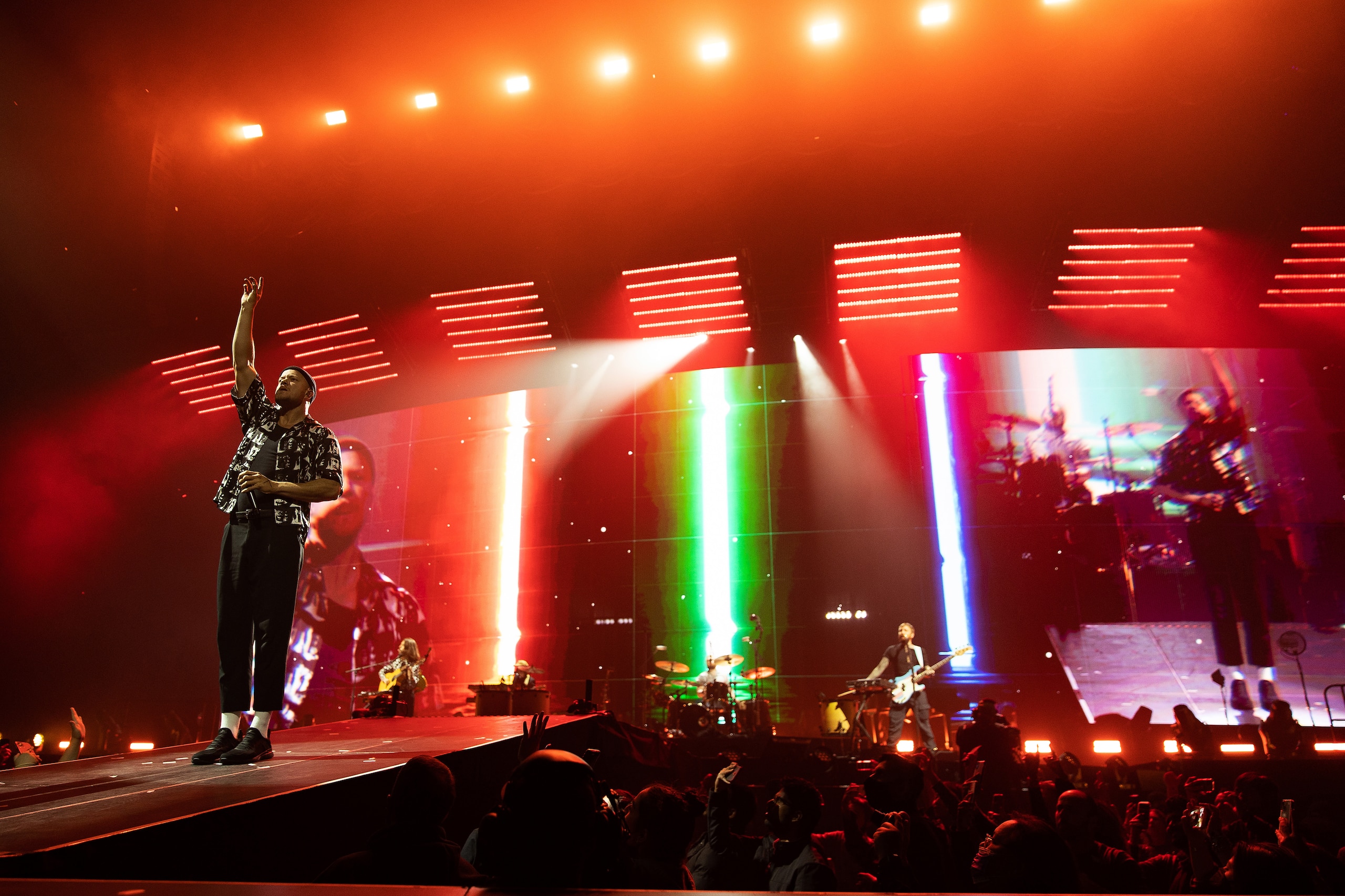 SEATTLE, WASHINGTON - MARCH 05: Singer Dan Reynolds of Imagine Dragons performs onstage at Climate Pledge Arena on March 05, 2022 in Seattle, Washington. (Photo by Mat Hayward/Getty Images)