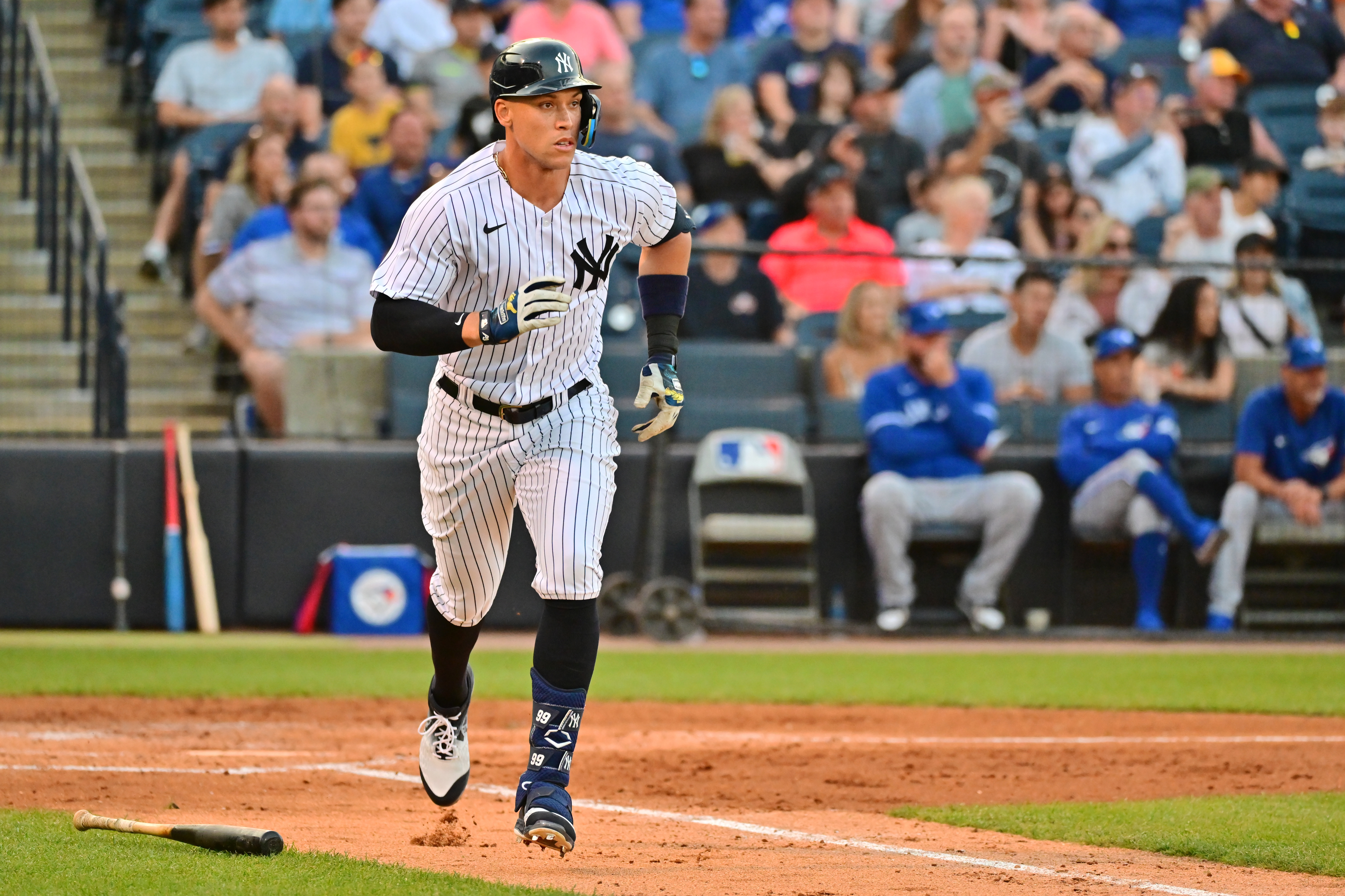 MLB on X: .@TheJudge44 is back! The Yankees have activated Aaron