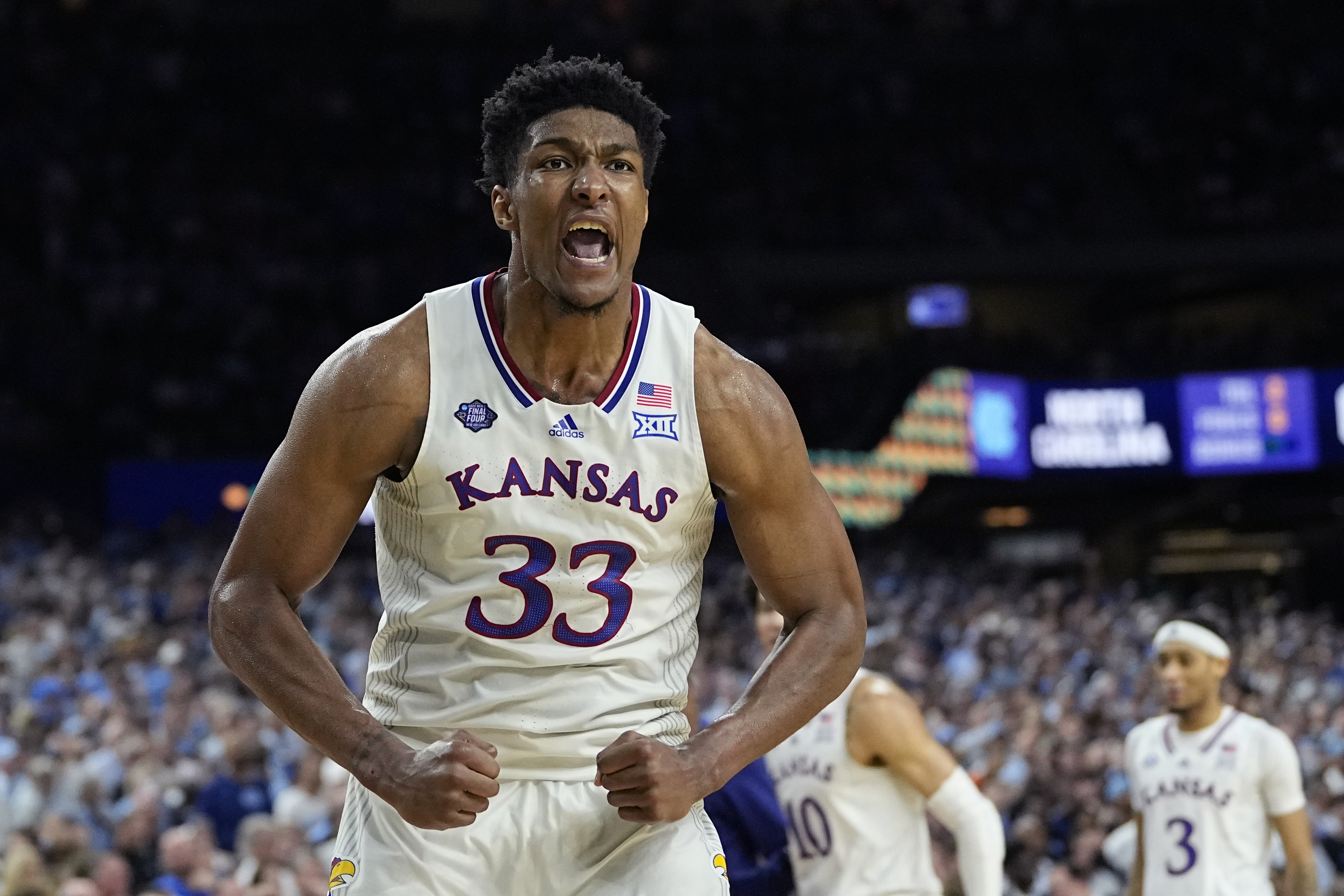 From a tragic 2020 to a 15-point halftime deficit, Kansas' David McCormack  smiled through it all