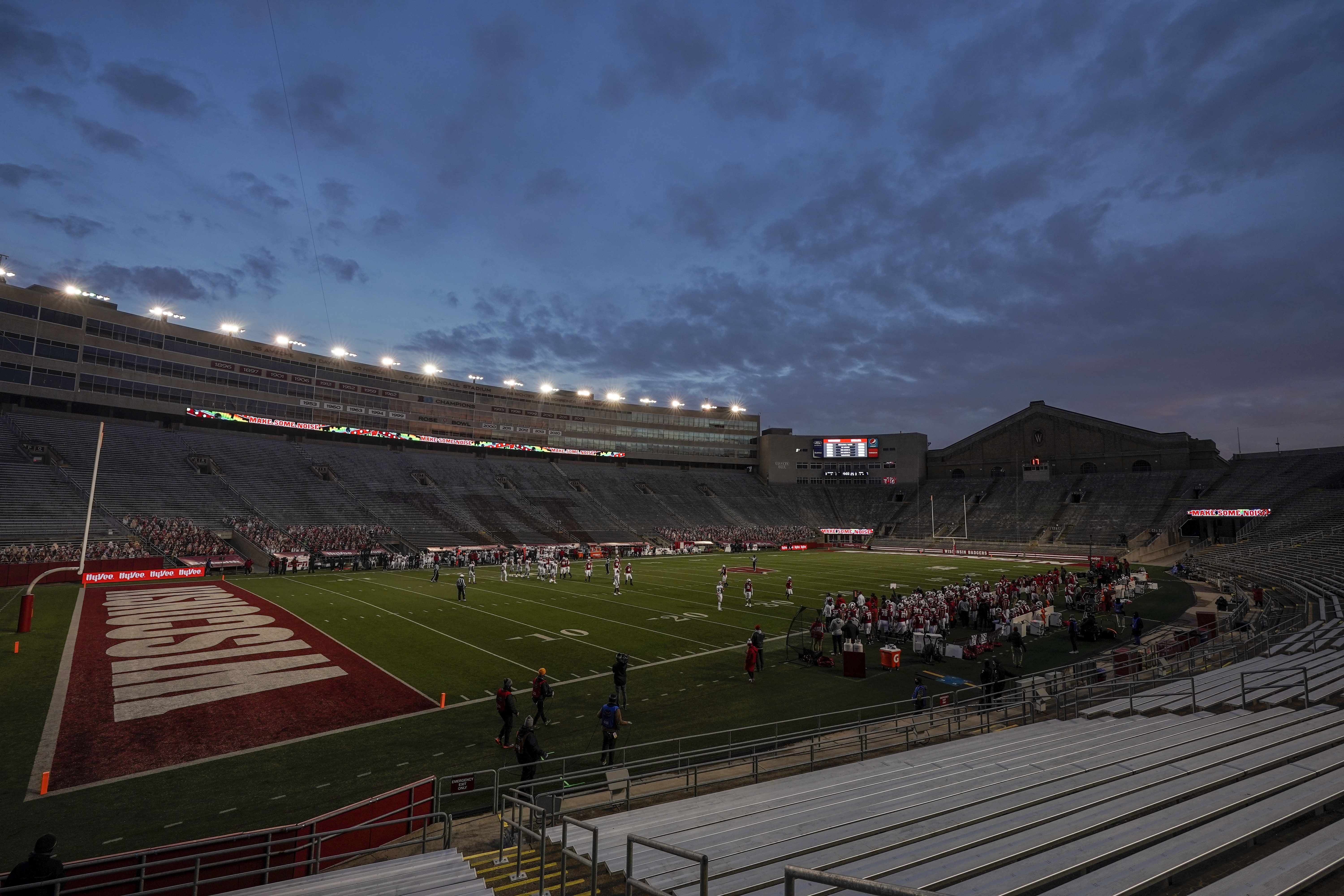 Worker Injured in Fire During Construction at Wisconsin's Camp Randall Stadium thumbnail