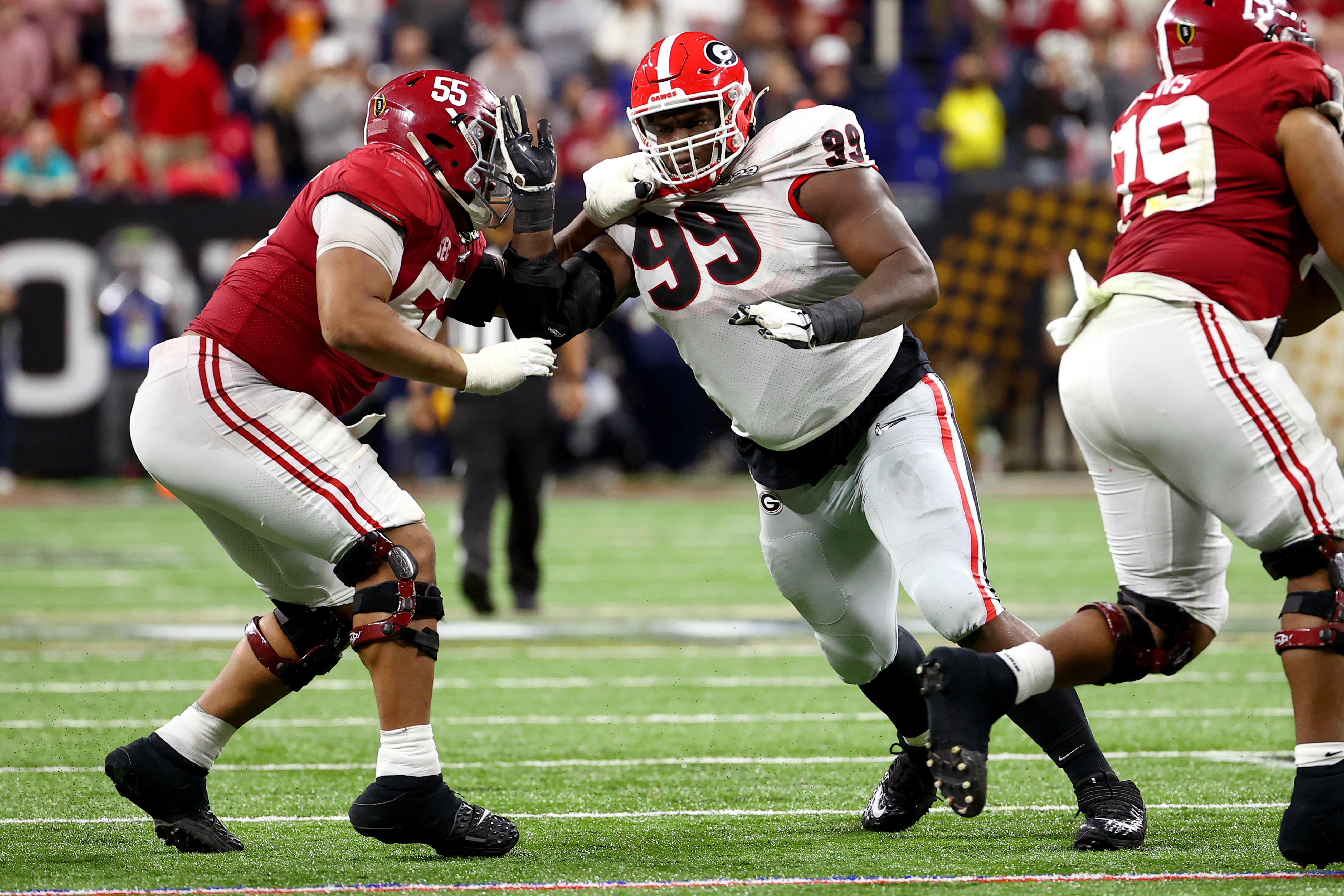 Eagles: Jordan Davis putting a 300-pound O-lineman on skates video