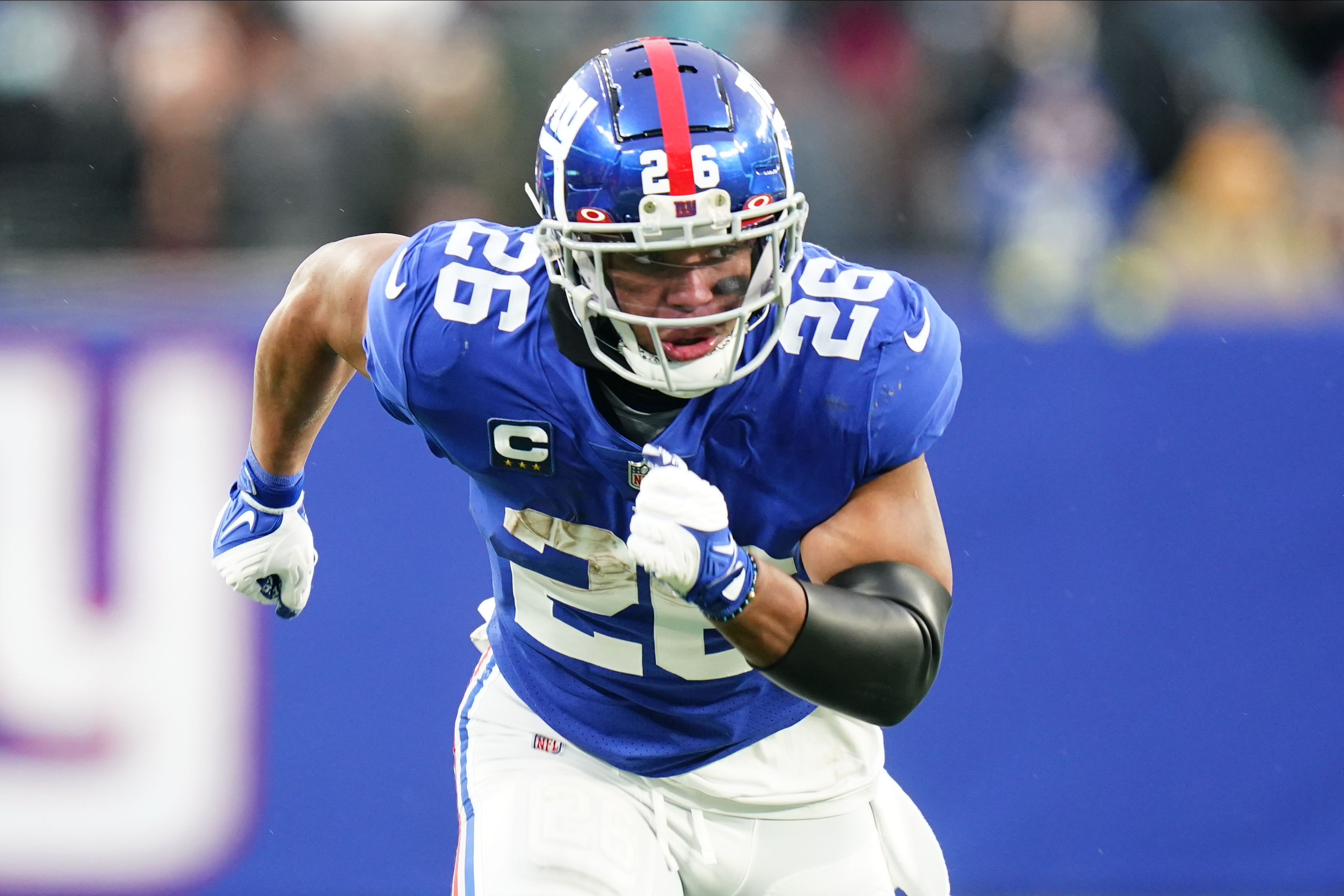 Giants’ Saquon Barkley on 2022 Season: ‘The Player They Drafted Is Still There’