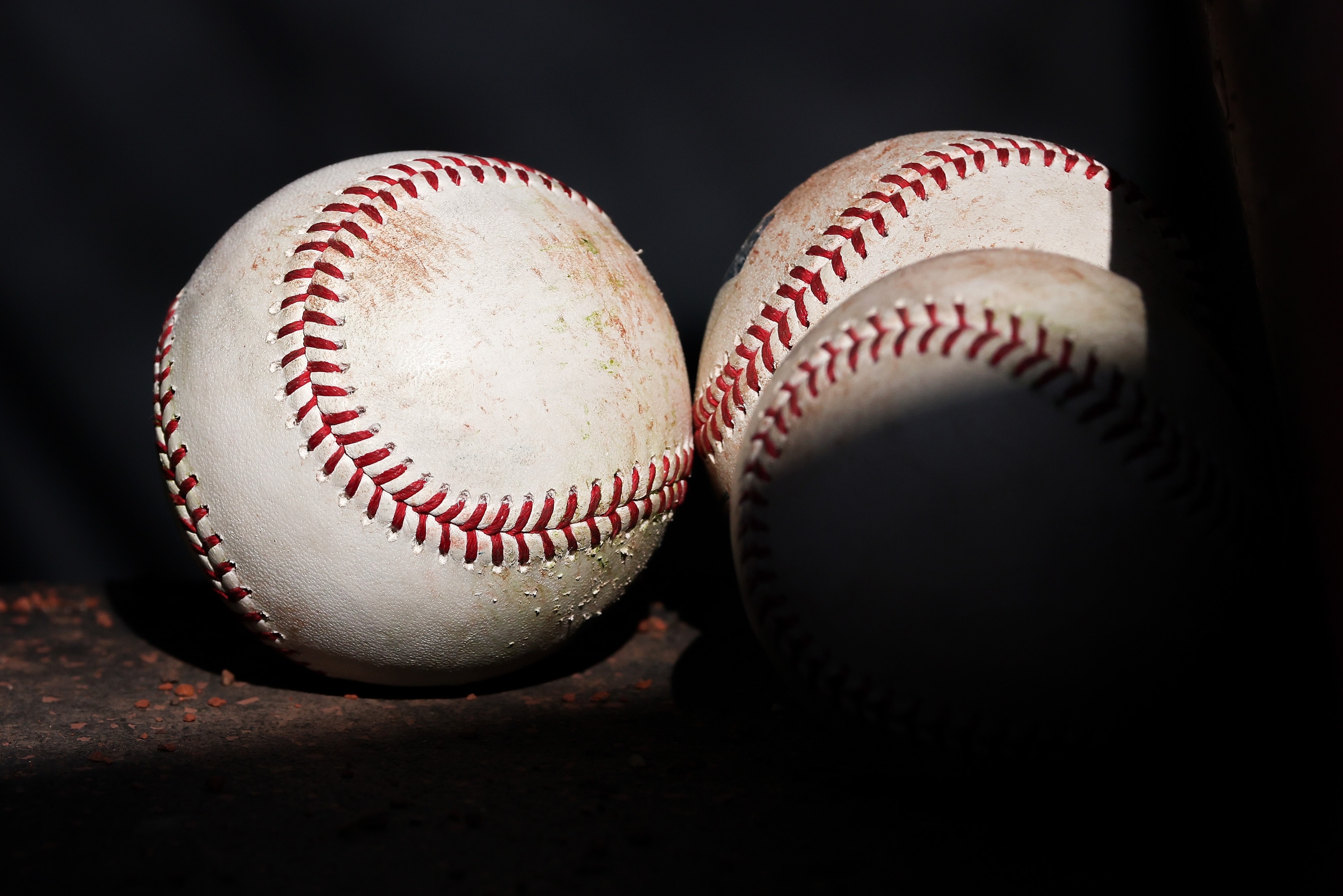 CINCINNATI, OHIO - APRIL 23: A detail view of baseballs during the game between the St. Louis Cardinals and the Cincinnati Reds at Great American Ball Park on April 23, 2022 in Cincinnati, Ohio. (Photo by Dylan Buell/Getty Images)