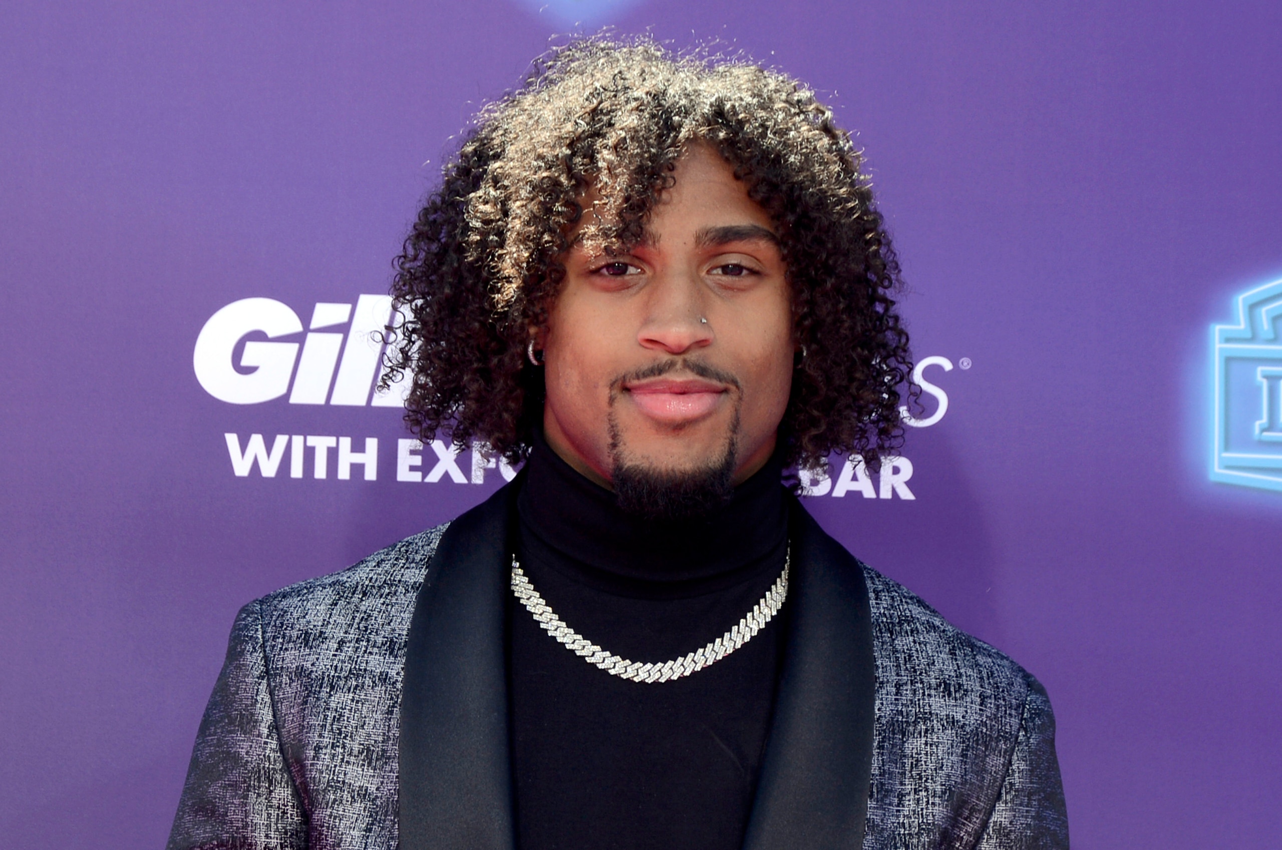 LAS VEGAS, NEVADA - APRIL 28: Kyler Gordon attends the 2022 NFL Draft on April 28, 2022 in Las Vegas, Nevada. (Photo by Mindy Small/Getty Images)