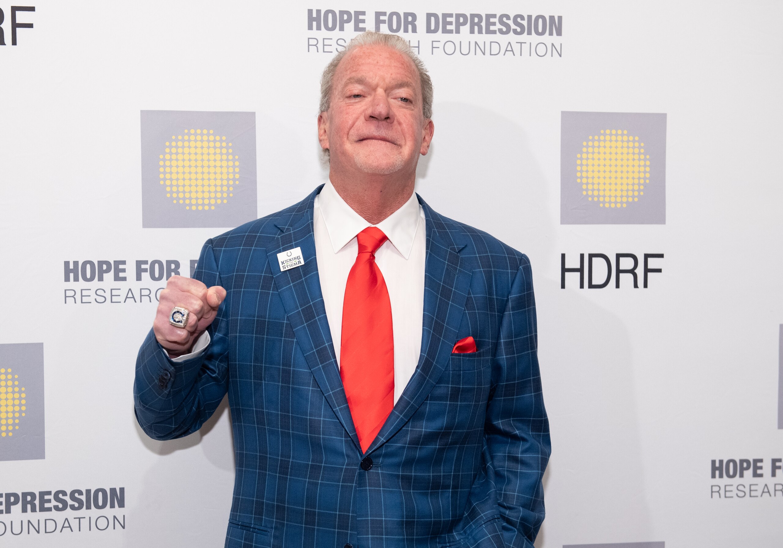 NEW YORK, NEW YORK - NOVEMBER 10: Jim Irsay attends the 15th Annual HOPE Luncheon Seminar at The Plaza Hotel on November 10, 2021 in New York City. (Photo by Noam Galai/Getty Images)