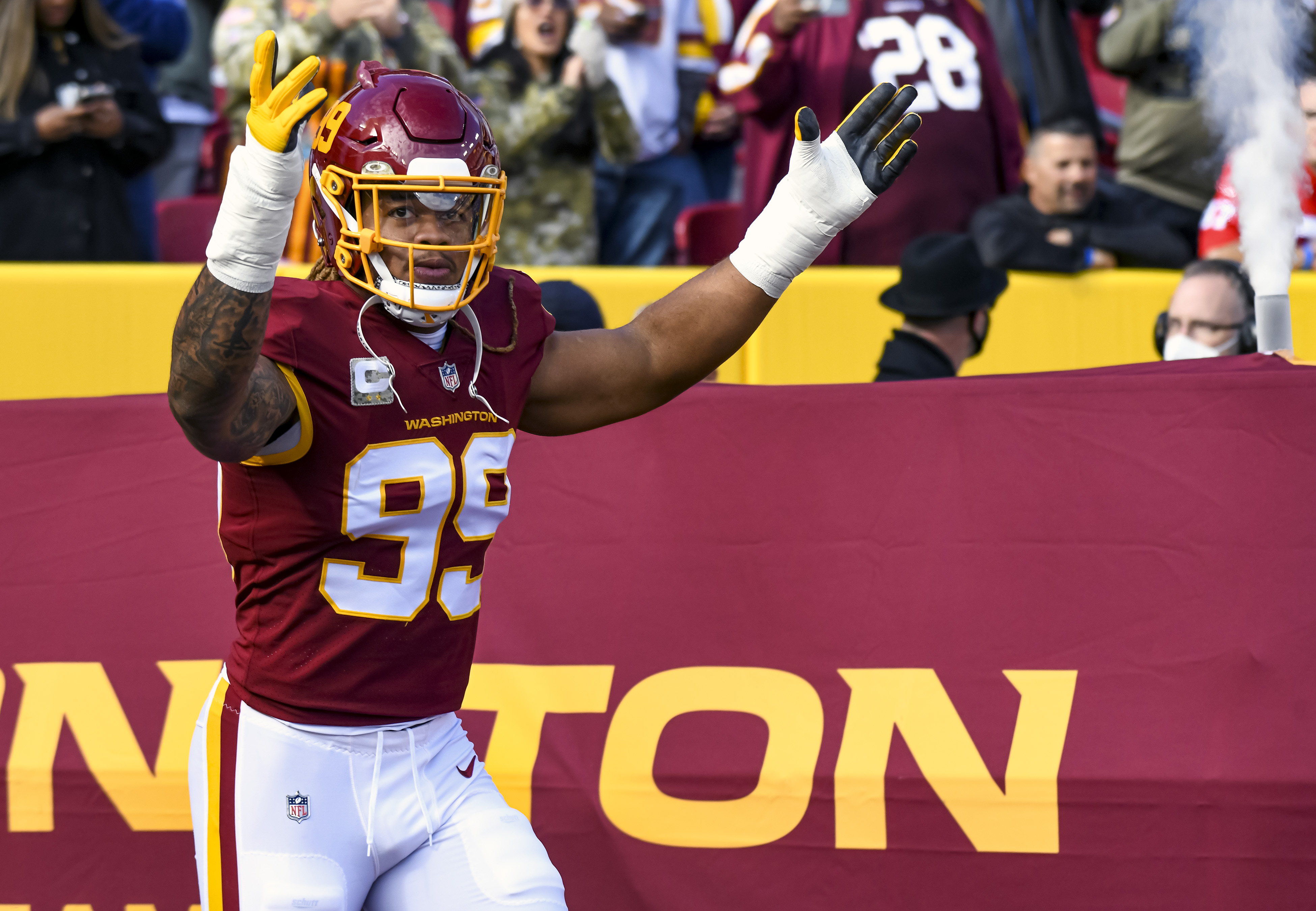 Jonathan Allen, Chase Young love Washington's new uniforms