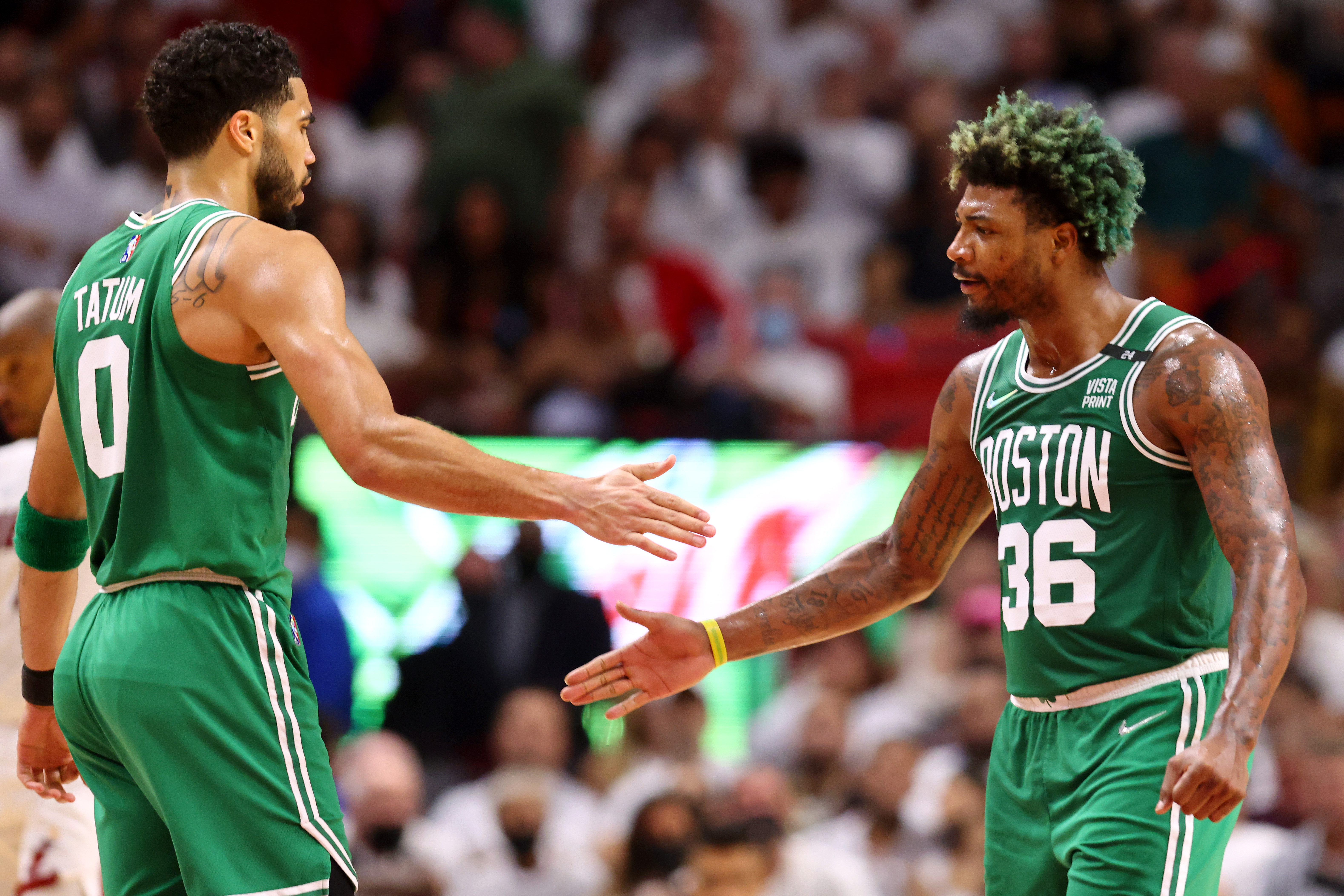 Marcus Smart returns to help the Boston Celtics beat the Miami Heat in Game  2, Sports