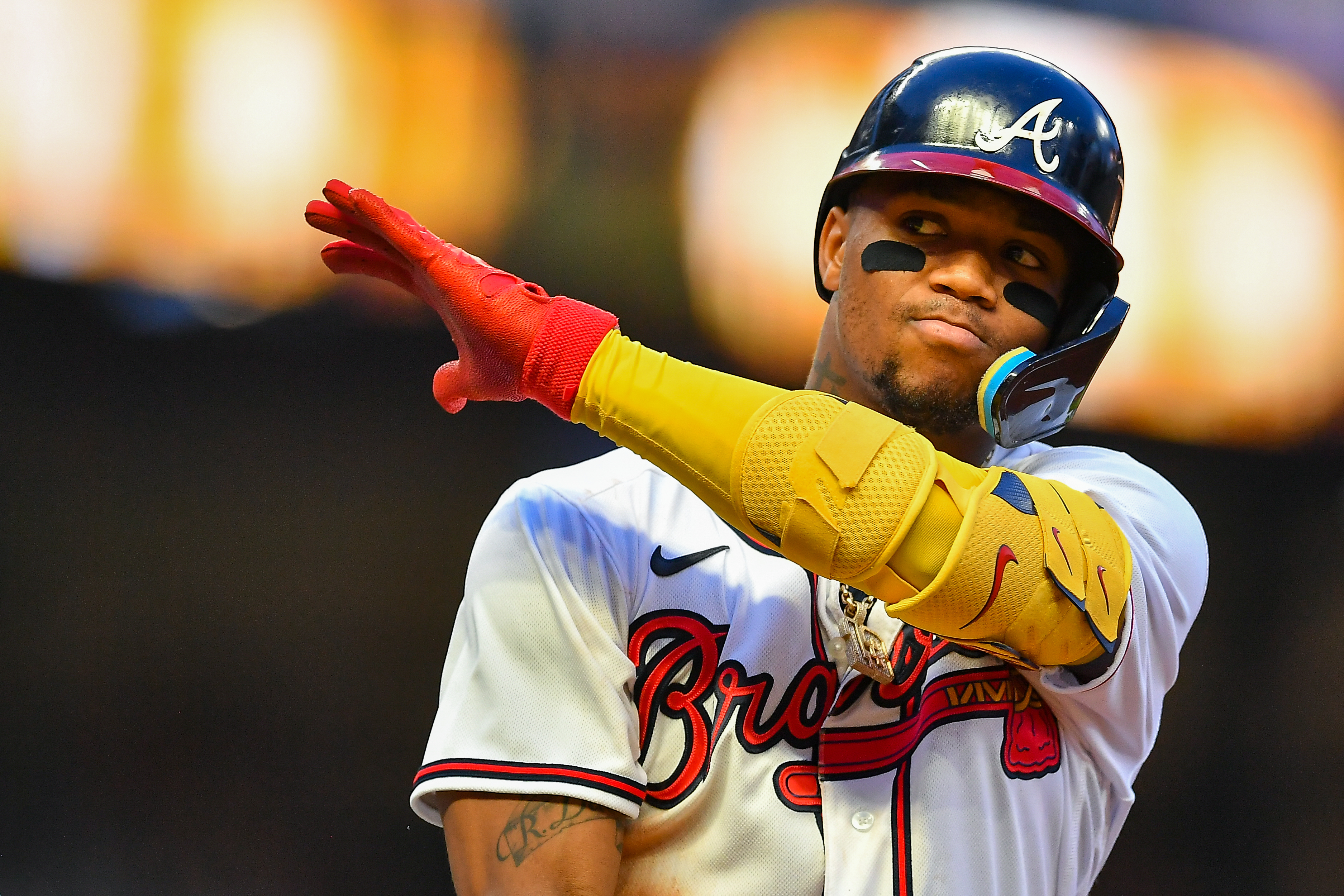 Atlanta Braves star Ronald Acuna Jr. leaves game with ankle injury