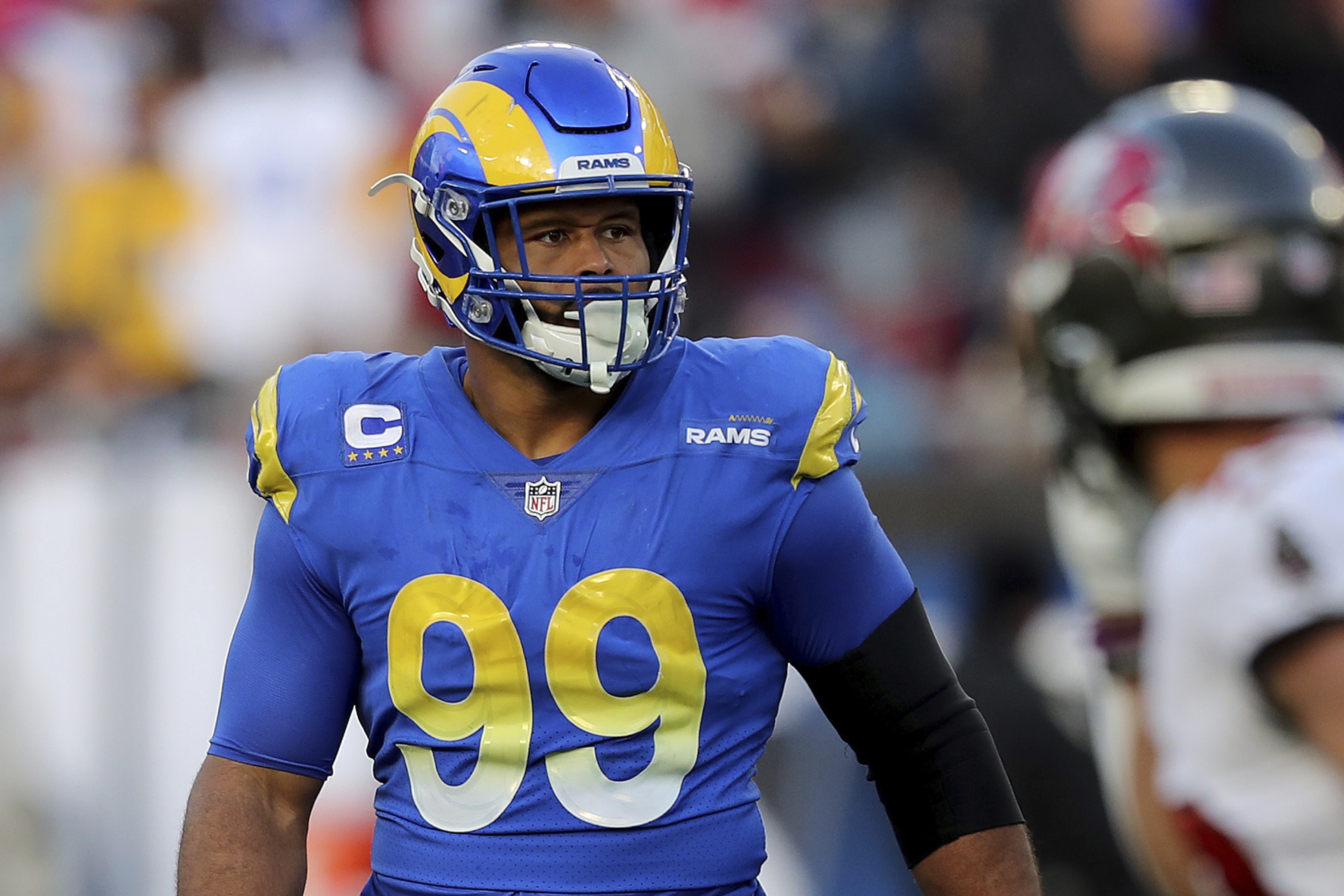 Aaron Donald Undergoing Testing on Ankle Injury, Severity TBD, per