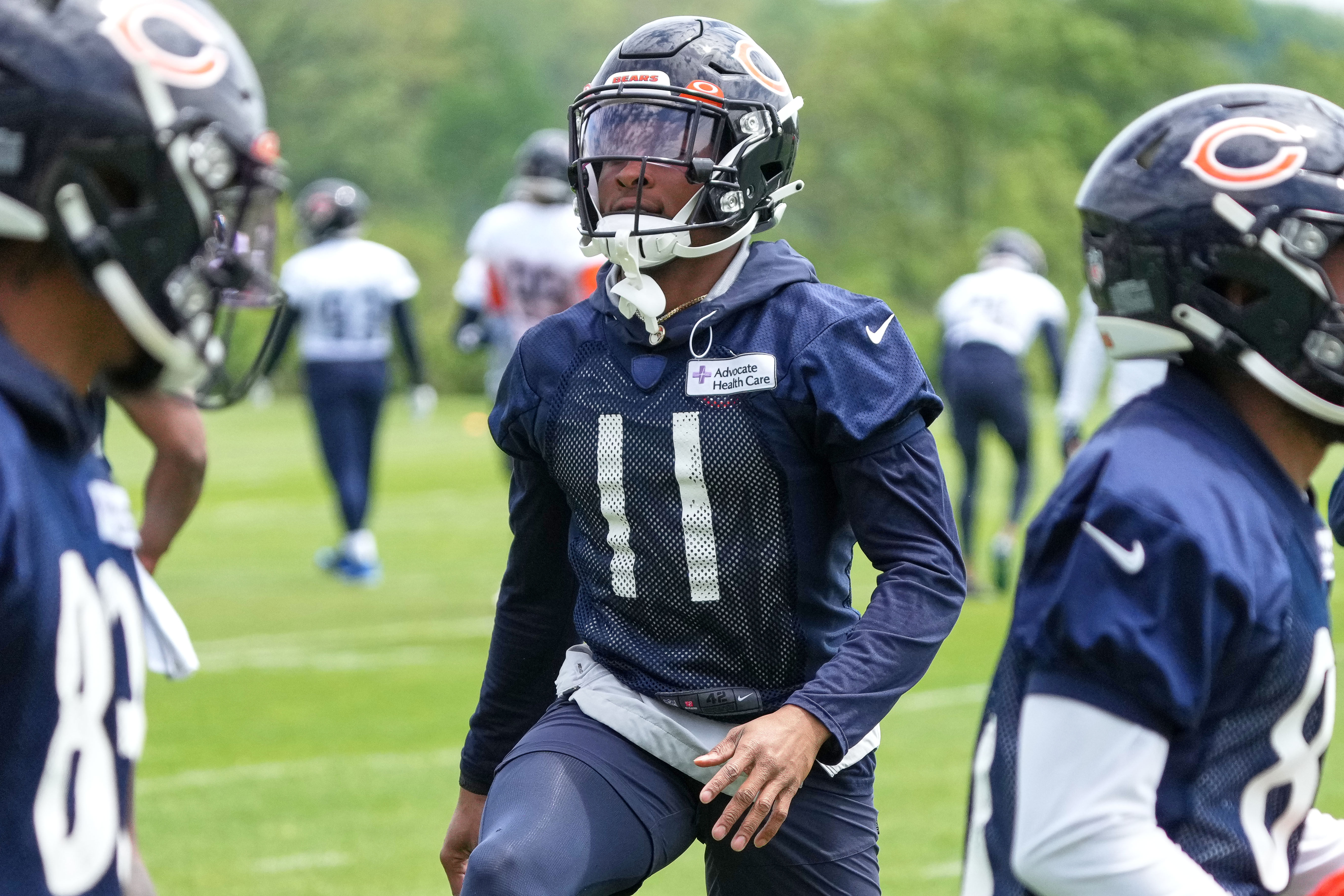 Keeping the faith: Bears rookie WR Velus Jones Jr. has remained