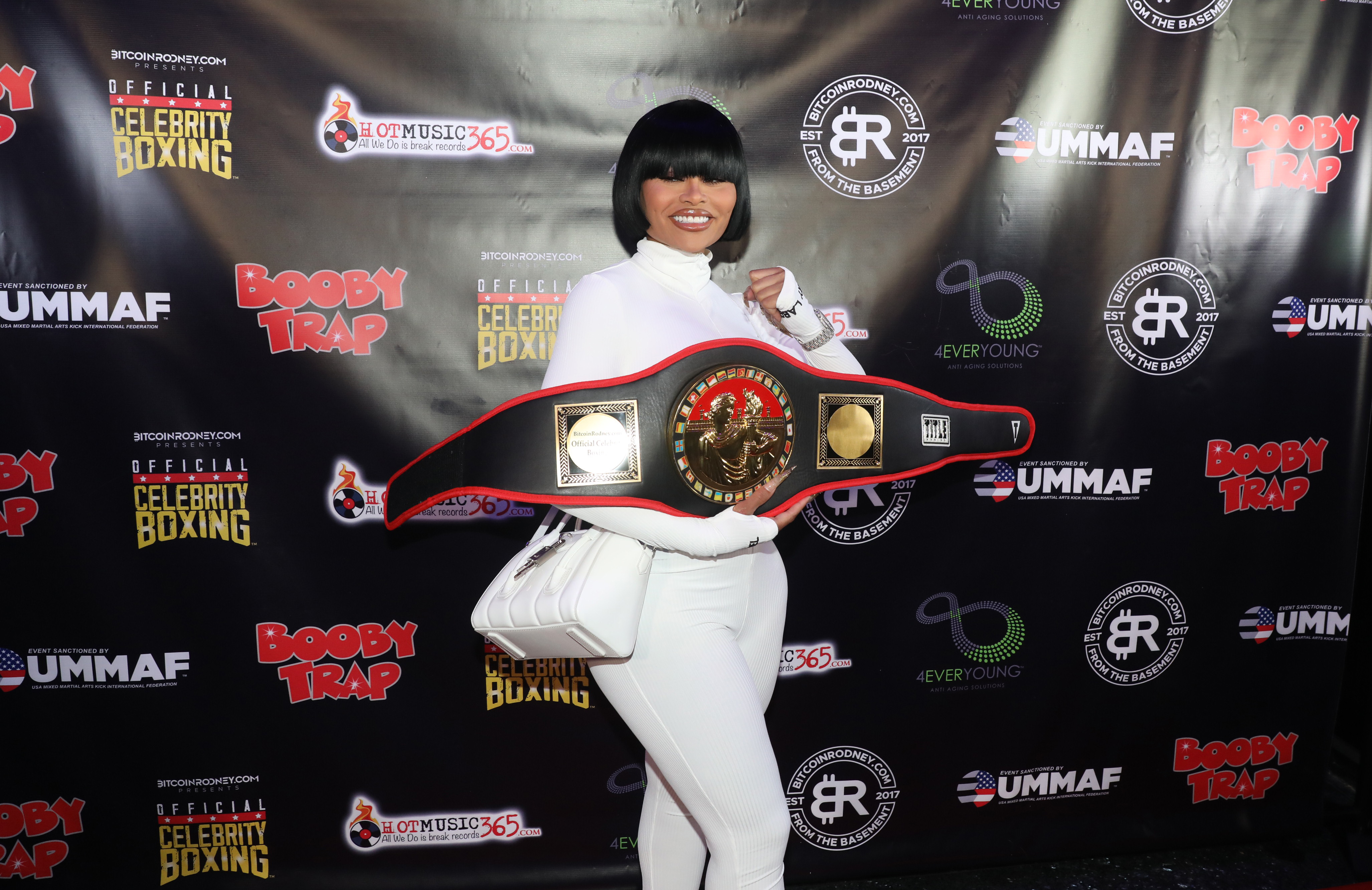 DORAL, FLORIDA - MAY 14: Blac Chyna attends Official Celebrity Boxing South Florida Rumble Featuring Blac Chyna - Press Conference at Booby Trap Doral on May 14, 2022 in Doral, Florida. (Photo by Aaron Davidson/Getty Images)