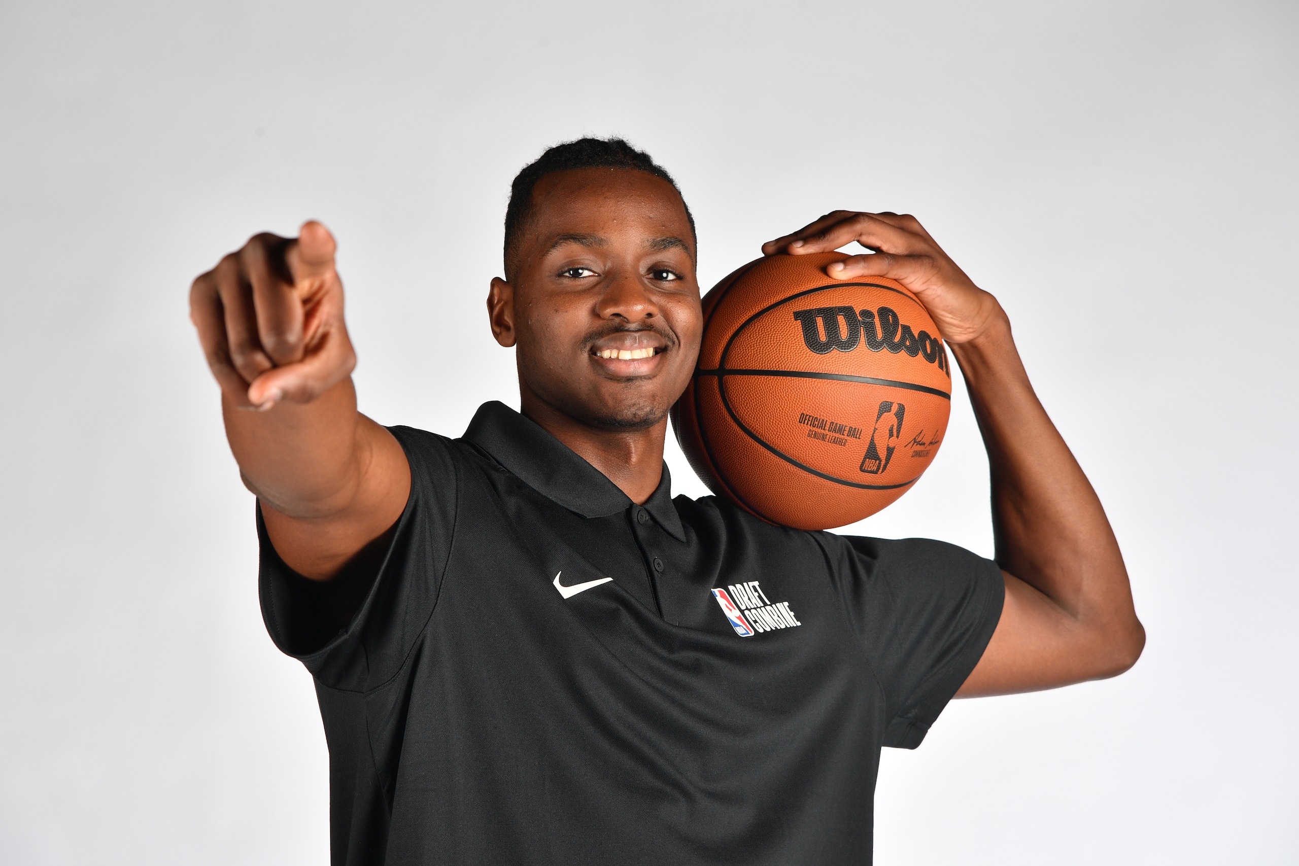 CHICAGO,IL - MAY 17: NBA Prospect, Christian Koloko poses for a portrait during the 2022 NBA Draft Combine Circuit on May 17, 2022 in Chicago, Illinois. NOTE TO USER: User expressly acknowledges and agrees that, by downloading and or using this photograph, User is consenting to the terms and conditions of the Getty Images License Agreement. Mandatory Copyright Notice: Copyright 2022 NBAE (Photo by Chris Schwegler/NBAE via Getty Images)