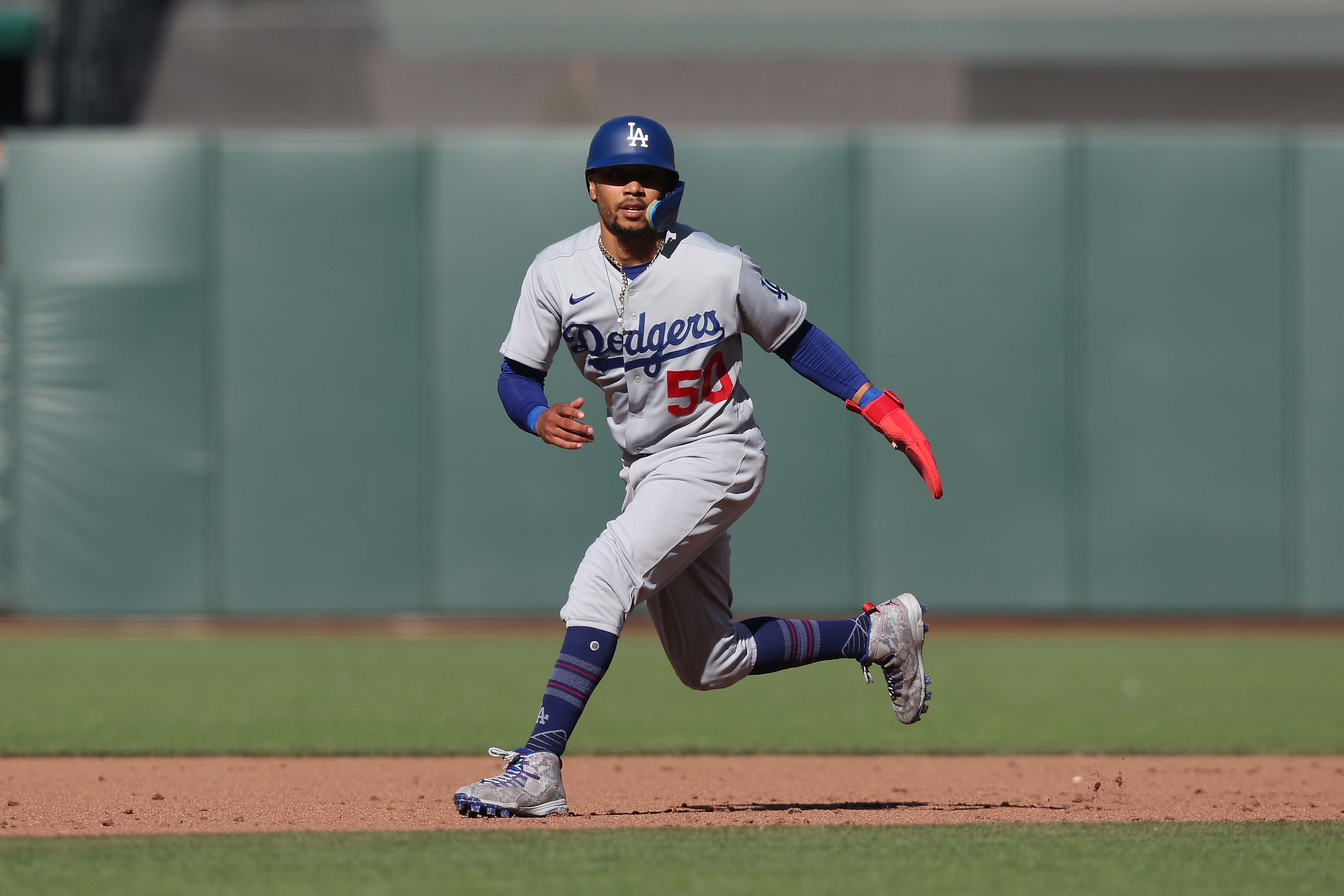 Dodgers star Mookie Betts out 2 weeks with cracked rib after collision with Cody  Bellinger