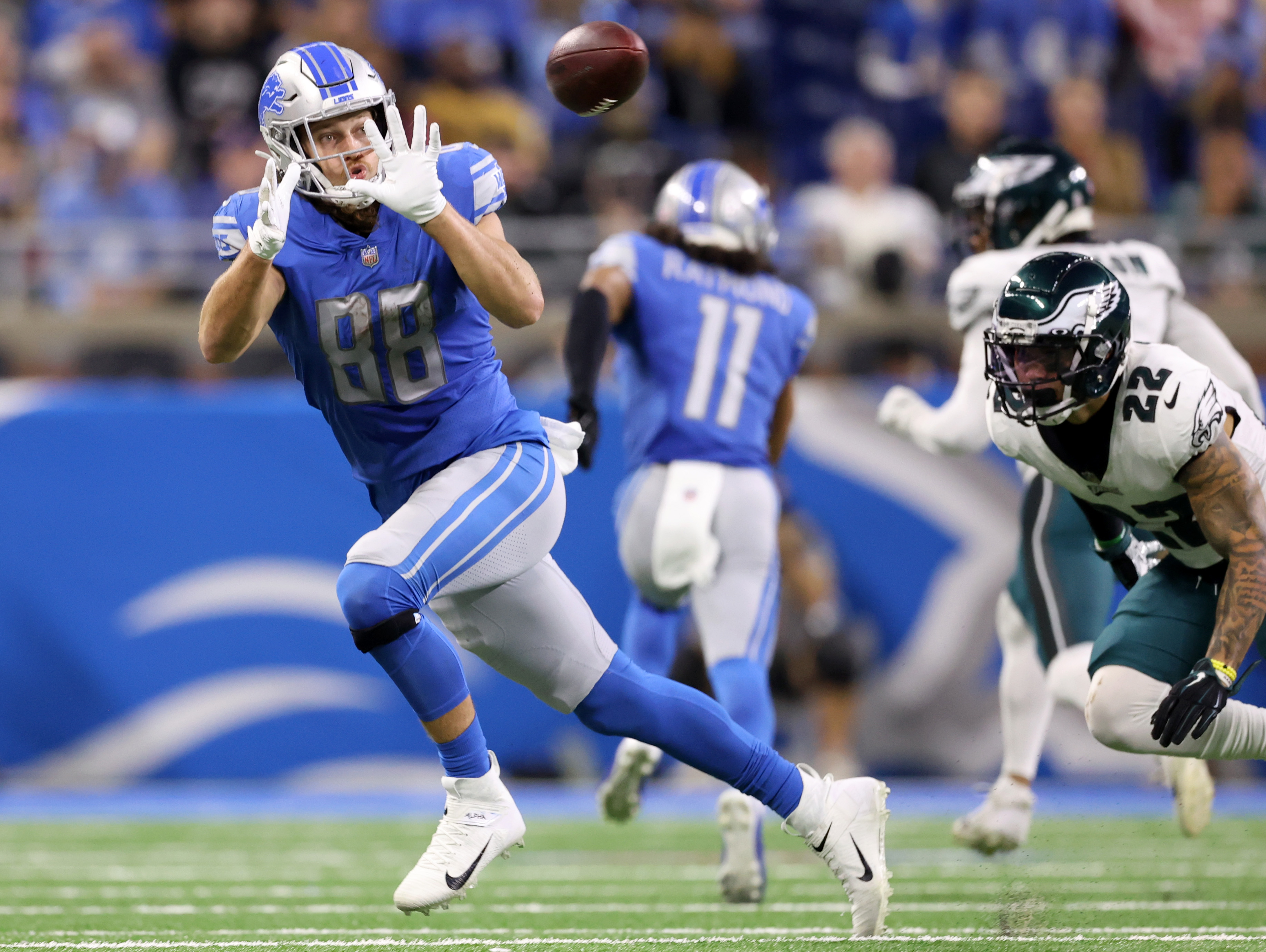 T.J. Hockenson contract: How much do Vikings owe him this year & next year,  how much Lions dead money? - DraftKings Network