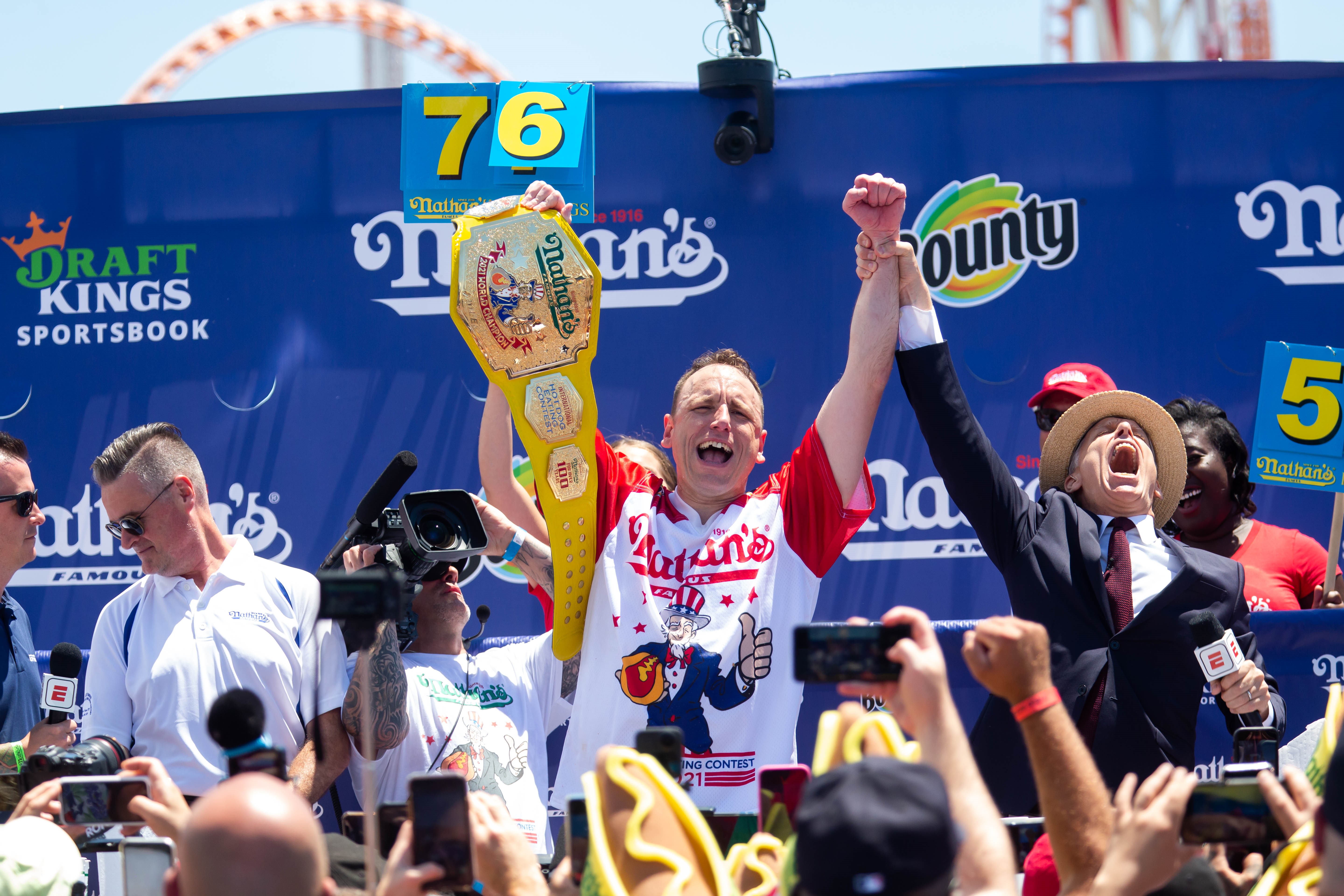 Nathan's Hot Dog Eating Contest 2022: Men, Women's All-Time Results and  Records | News, Scores, Highlights, Stats, and Rumors | Bleacher Report