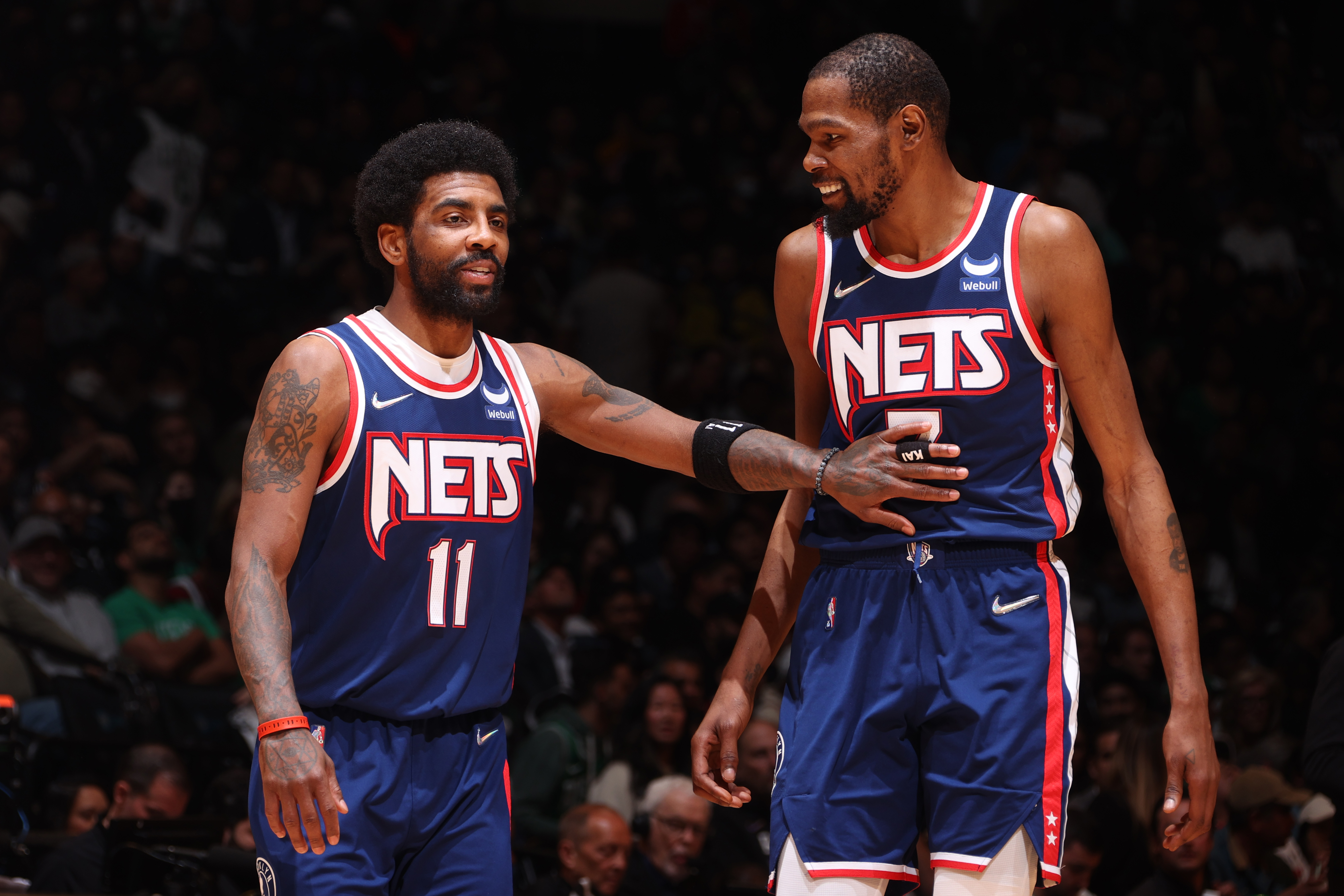 Los Angeles, United States. 08th Feb, 2023. Marcus Morris Sr. (L) of Los  Angeles Clippers and Kyrie Irving (R) of Mavericks Dallas in action during  the NBA basketball game between Clippers and