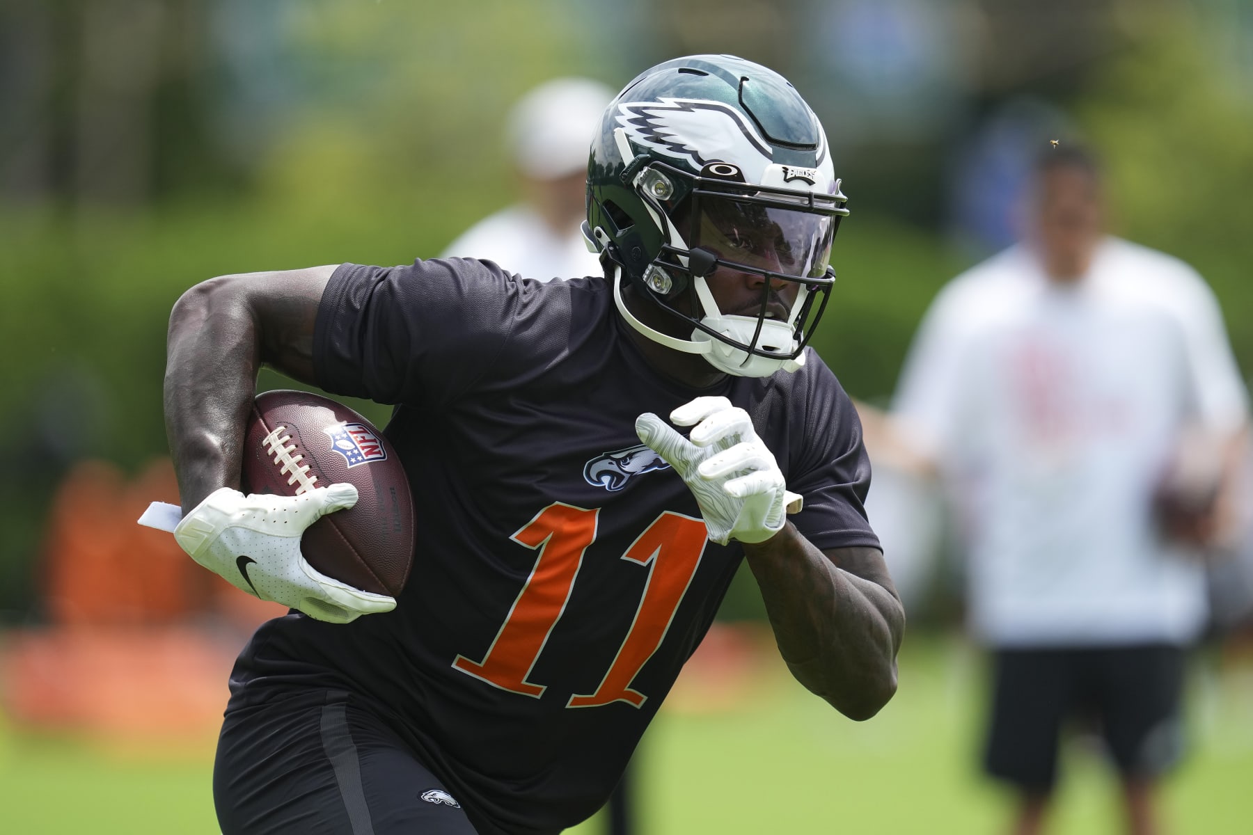 Cedrick Wilson Jr. #11 of the Miami Dolphins catches a pass over News  Photo - Getty Images