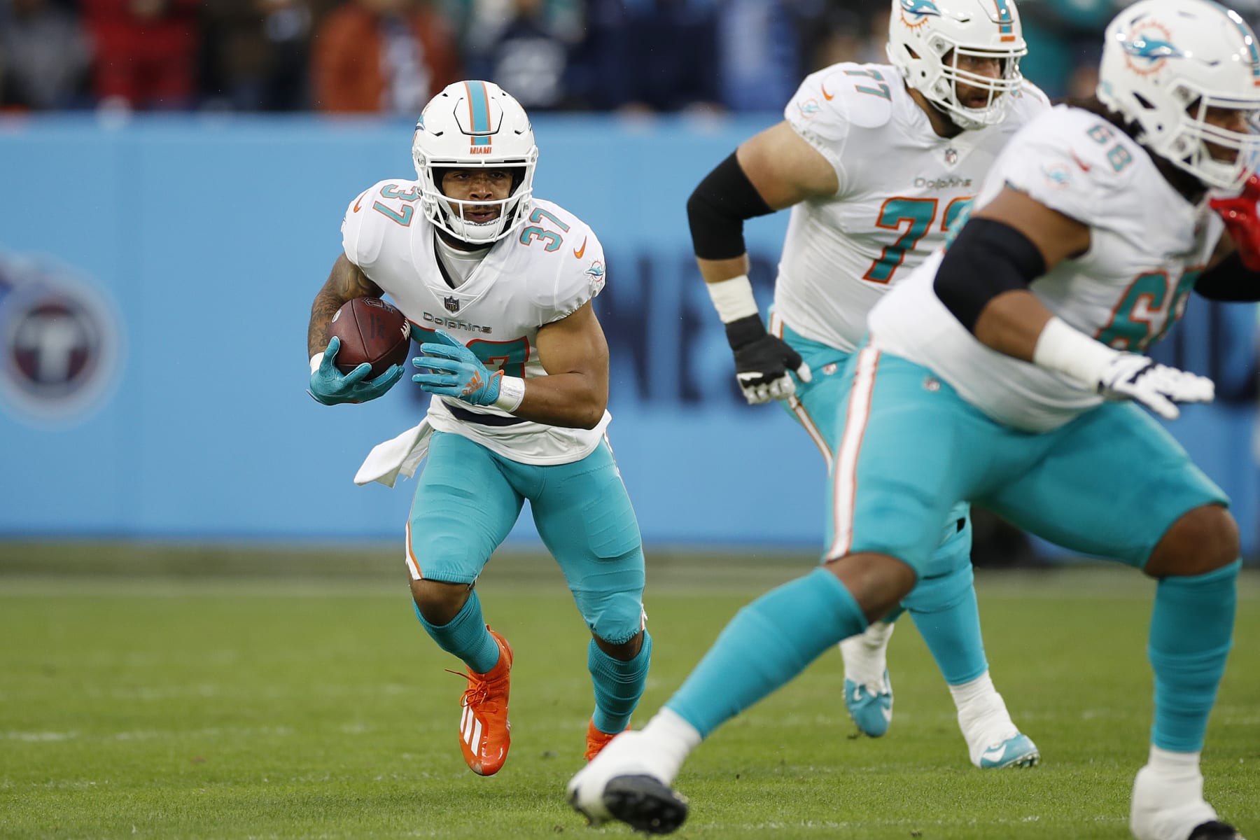 Miami Dolphins Tailback Salvon Ahmed One of Camp's Top Performers in the  First Week - Sports Illustrated Miami Dolphins News, Analysis and More