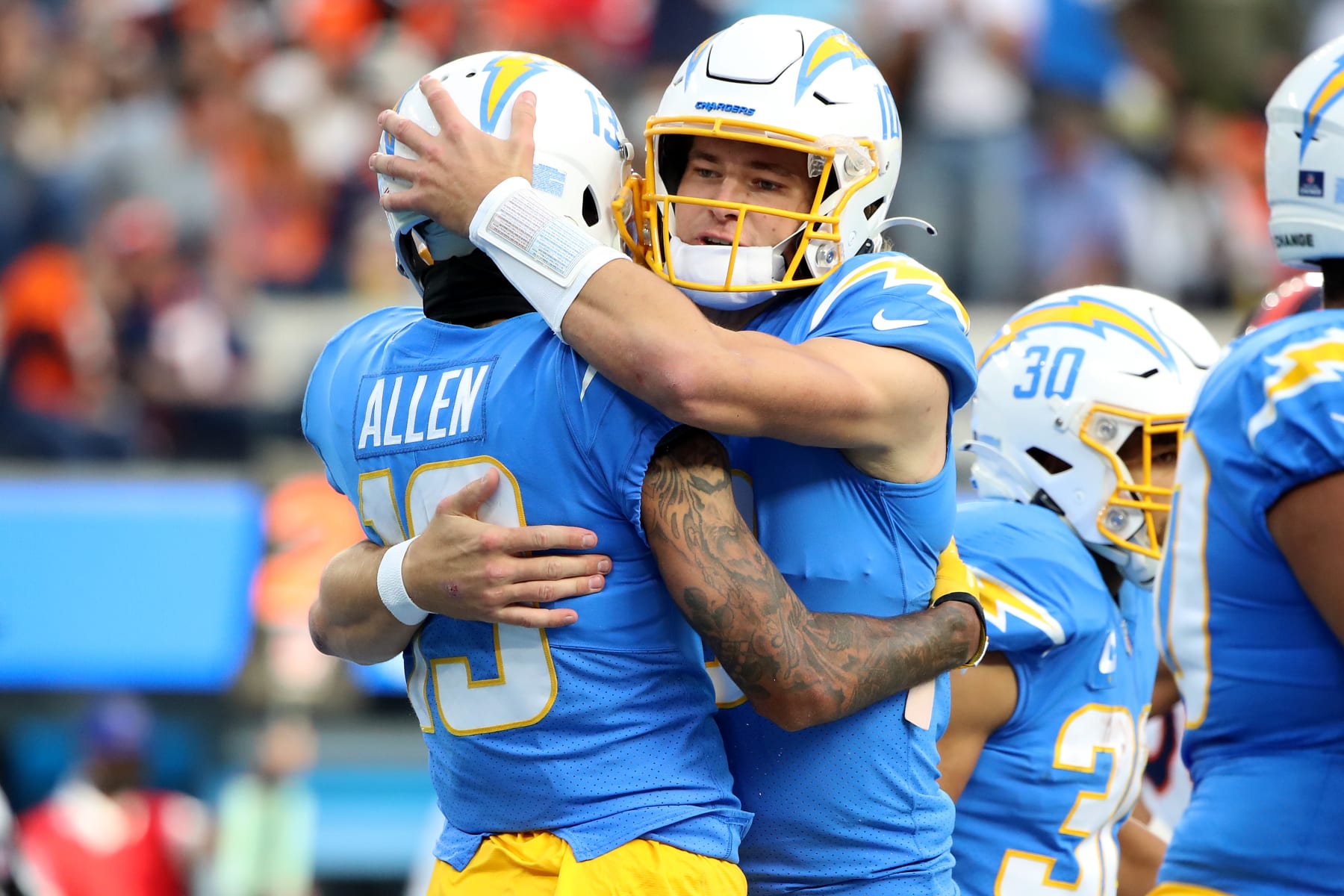 Inglewood, California, USA. 13th Feb, 2022. Los Angeles Rams quarterback  Matthew Stafford (9) argues with Cincinnati Bengals free safety Vonn Bell  (24) after a hard hit on Los Angeles Rams wide receiver