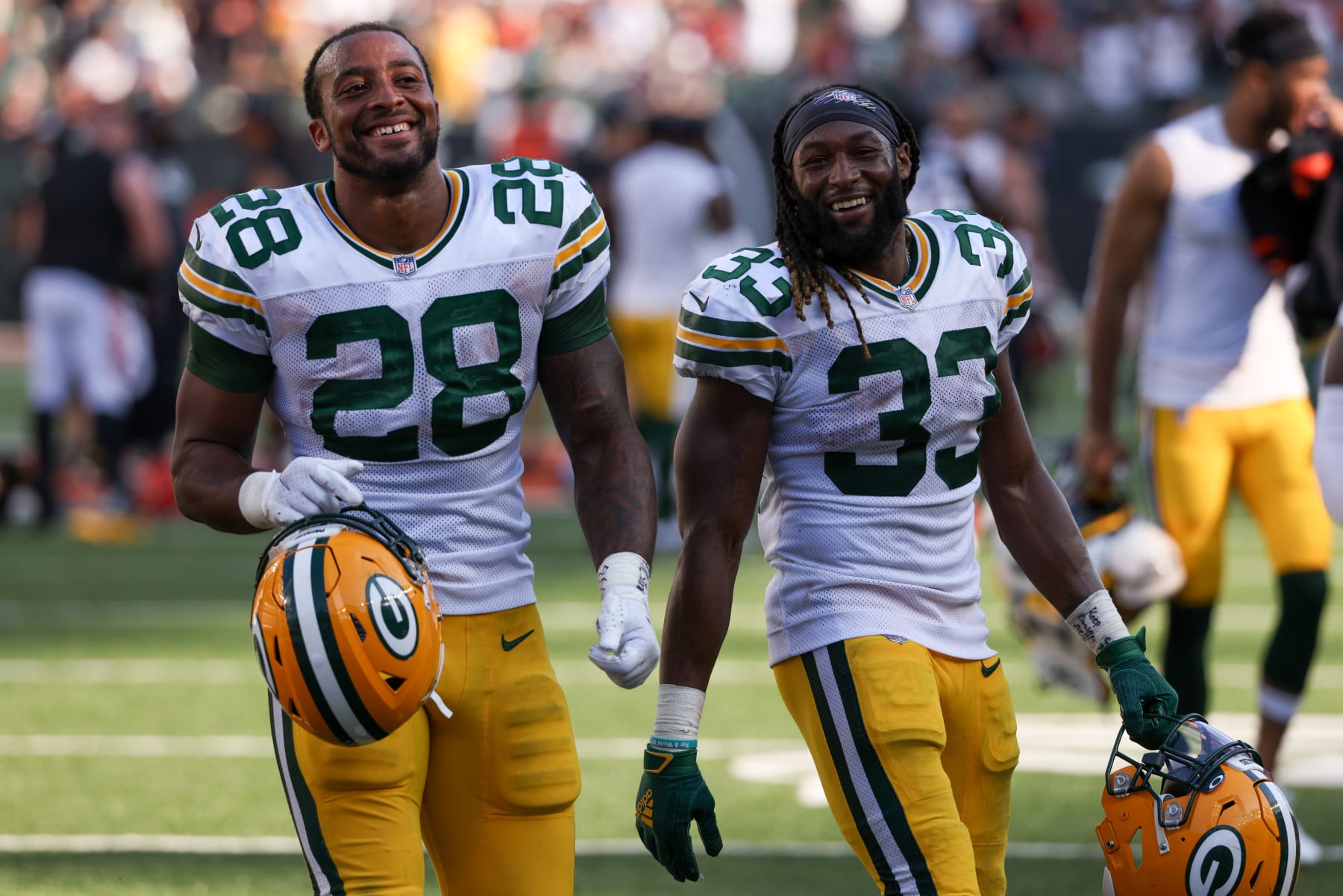 Packers RB Aaron Jones, A.J. Dillon both go over 1,000 yards from scrimmage  in 2021