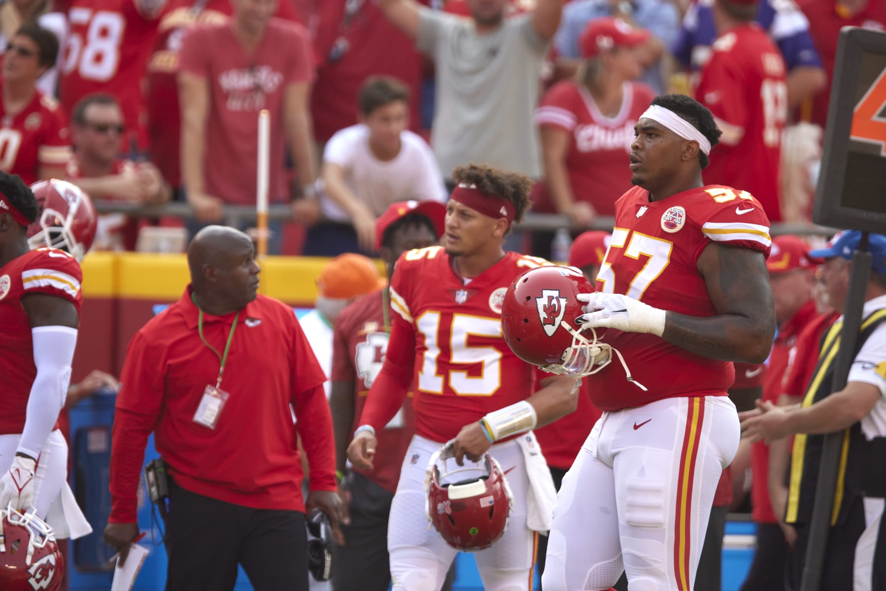 Orlando Brown Jr. struggles in K.C. Chiefs debut vs. Browns