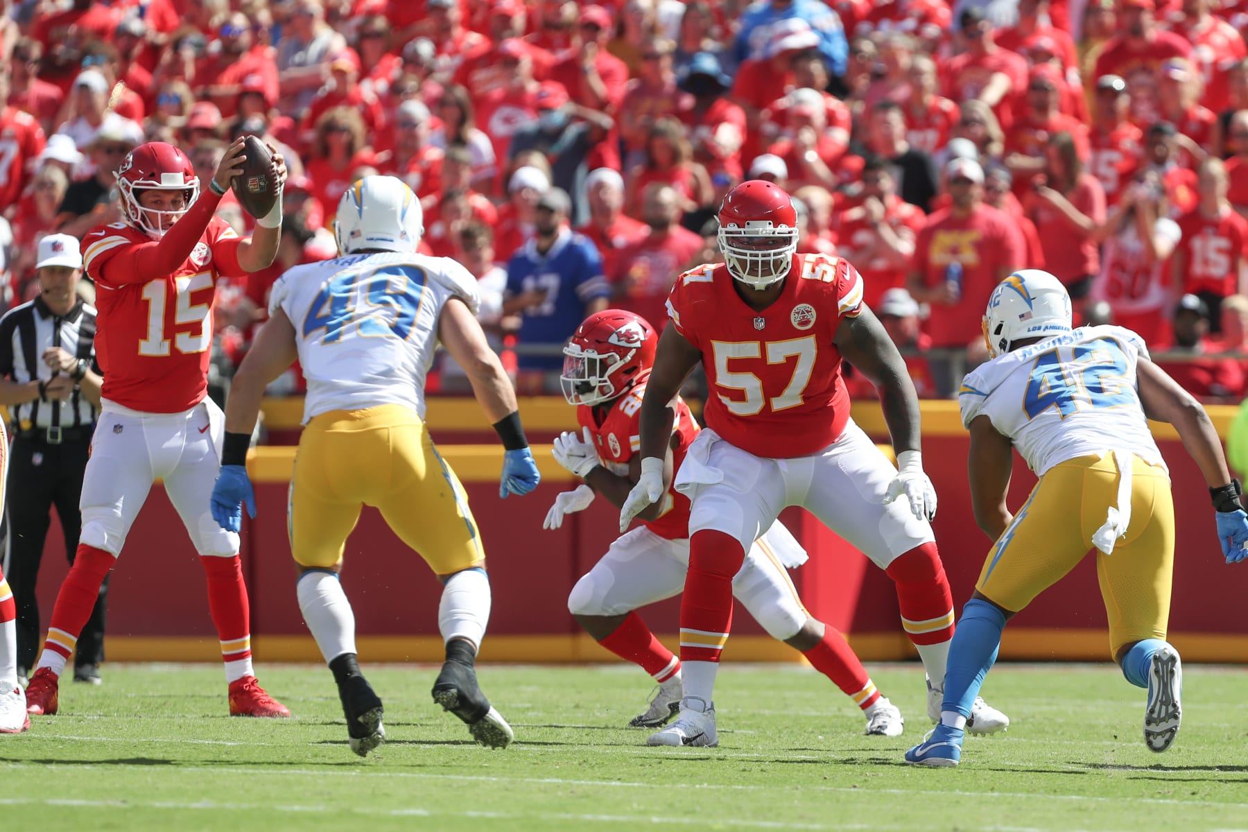 Offensive tackle Orlando Brown Jr. #57 of the Kansas City Chiefs News  Photo - Getty Images