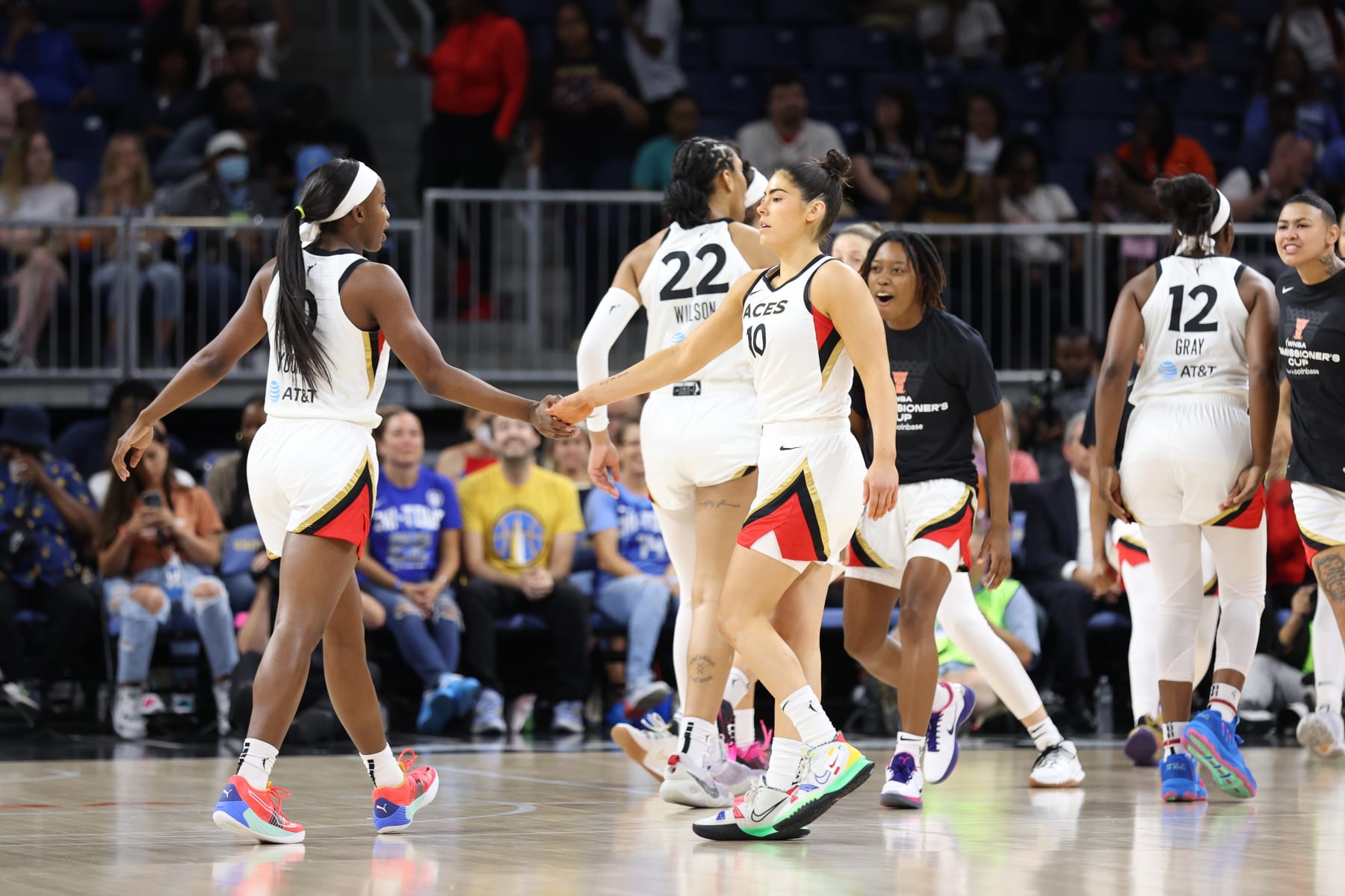 Plum's 3s lead Aces over Sky in WNBA Commissioner's Cup