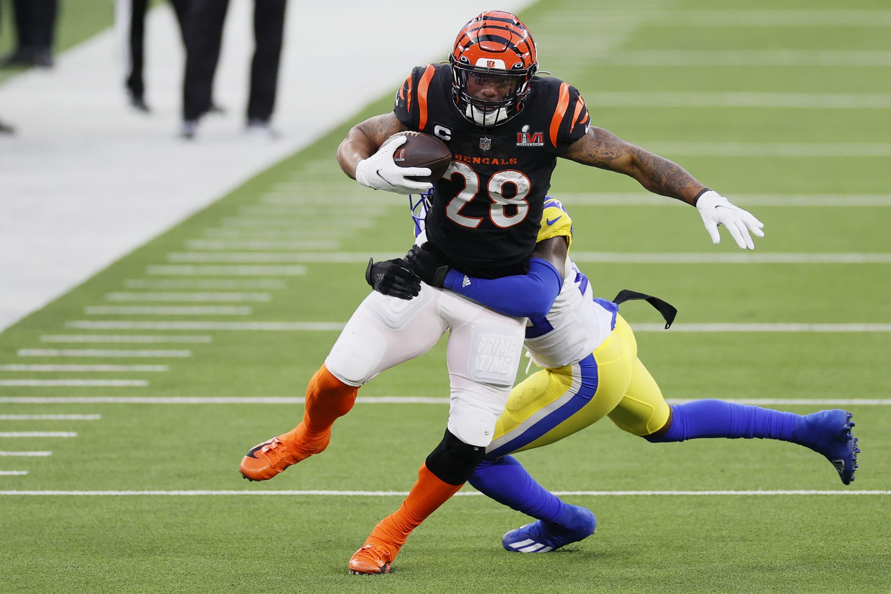 Zac Taylor explains why Samaje Perine, not Joe Mixon, got Bengals' final  carry of Super Bowl 56