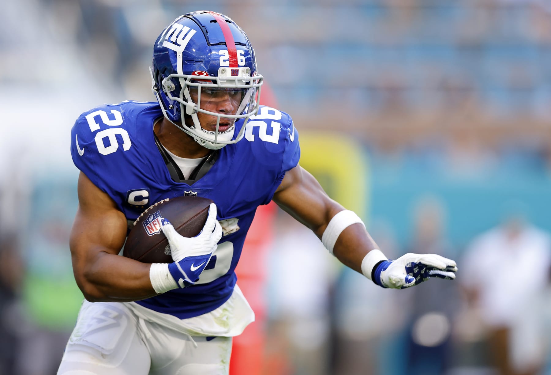 Saquon Barkley doing individual work on Wednesday - NBC Sports