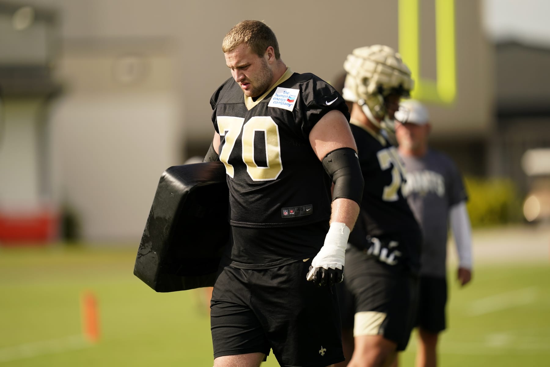 NFL training camp 2022: Saints rookie Trevor Penning kicked out of